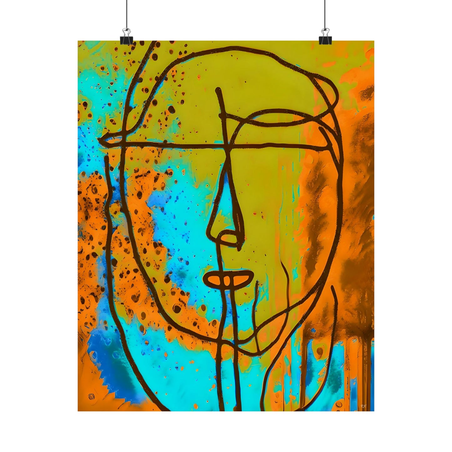 Copy of Vertical Posters (Unframed) Abstract Sketch Up by Its A Art Vibe