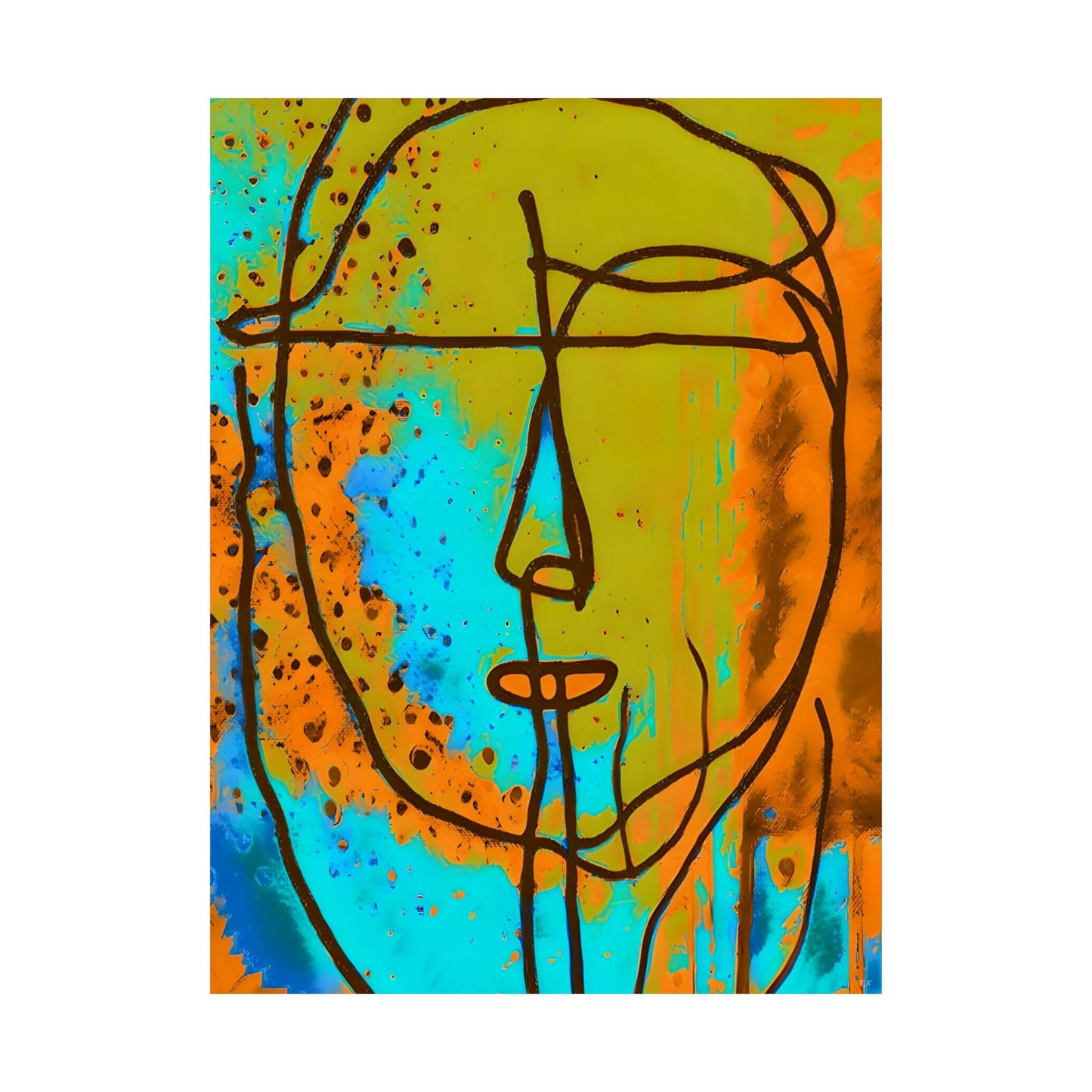 Copy of Vertical Posters (Unframed) Abstract Sketch Up by Its A Art Vibe