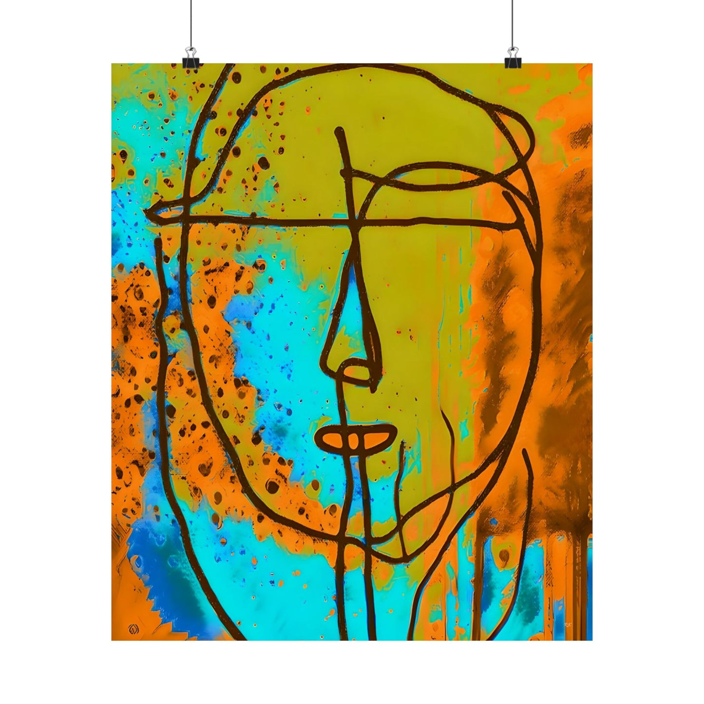 Copy of Vertical Posters (Unframed) Abstract Sketch Up by Its A Art Vibe