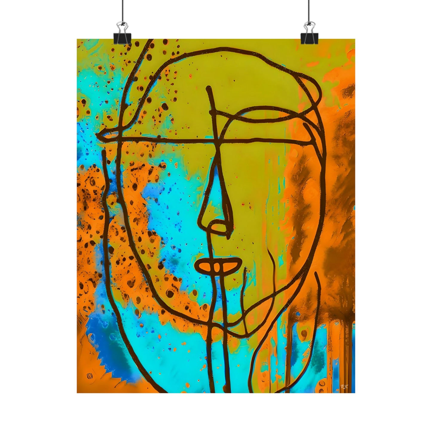 Copy of Vertical Posters (Unframed) Abstract Sketch Up by Its A Art Vibe