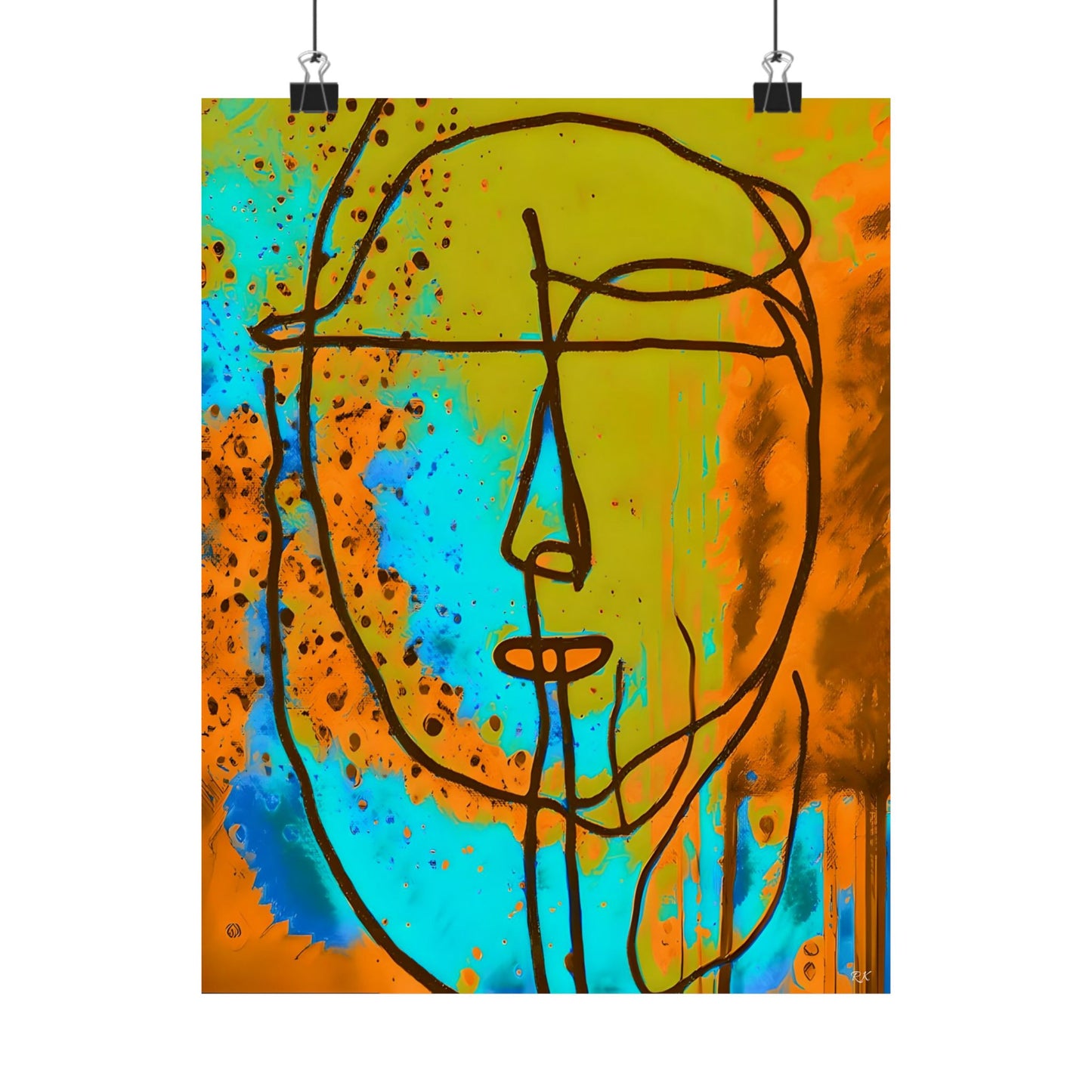 Copy of Vertical Posters (Unframed) Abstract Sketch Up by Its A Art Vibe