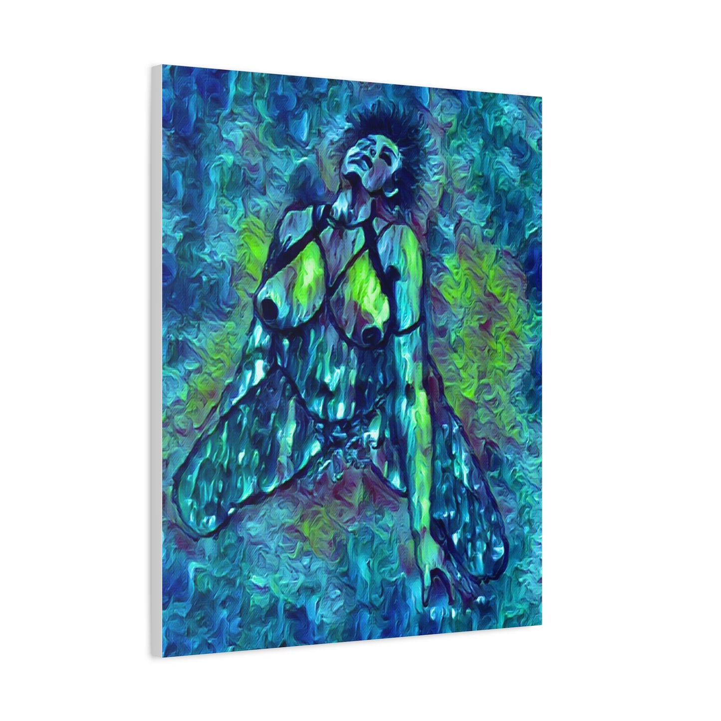 Canvas Print, Sensually Posed Abstract Artwork Stretched Canvas 1.25"