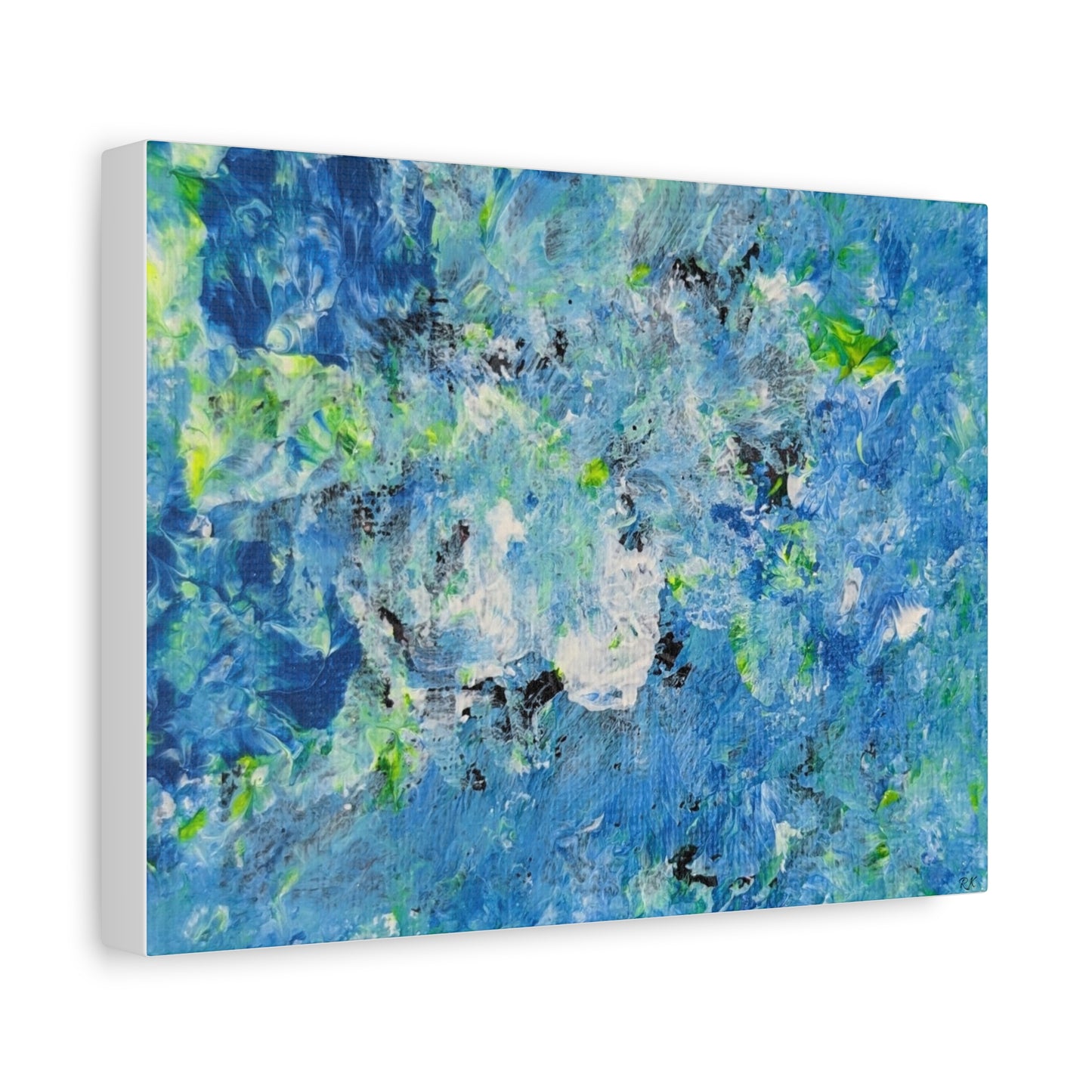 Canvas Gallery Wraps Field of Blue by Its A Art Vibe