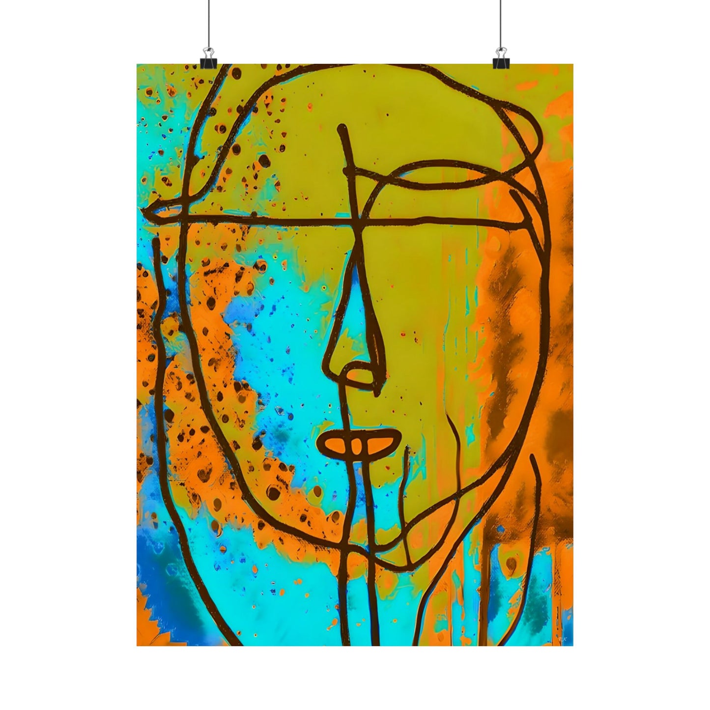 Copy of Vertical Posters (Unframed) Abstract Sketch Up by Its A Art Vibe