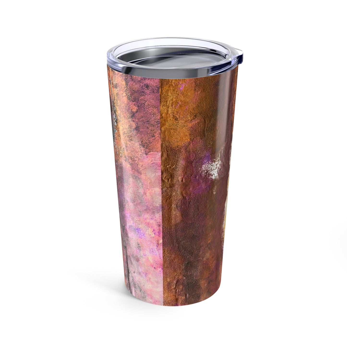 Stainless Steel Tumbler 20oz Double-Wall Insulated - Designed by Its A Art Vibe Rustic