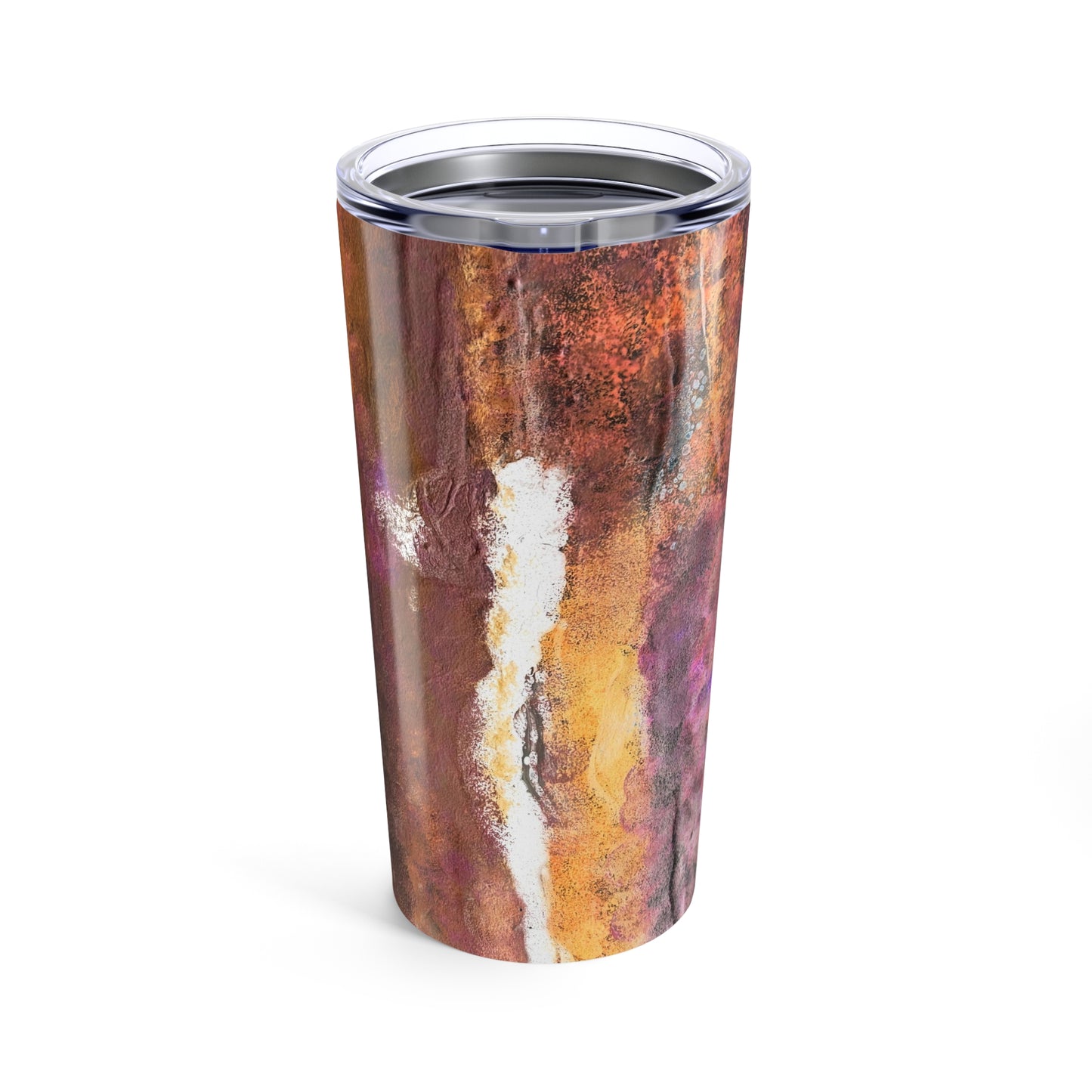 Stainless Steel Tumbler 20oz Double-Wall Insulated - Designed by Its A Art Vibe Rustic