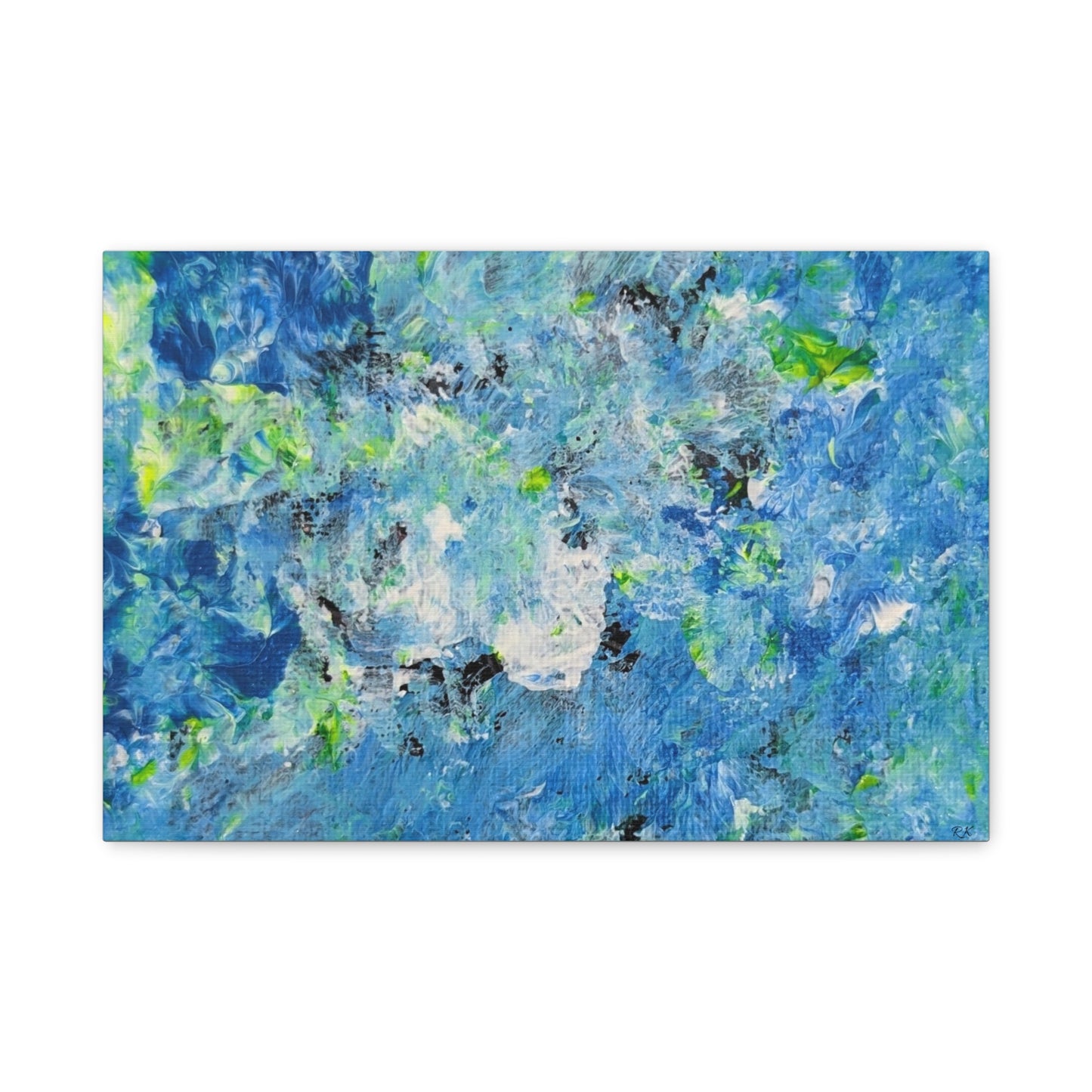 Canvas Gallery Wraps Field of Blue by Its A Art Vibe