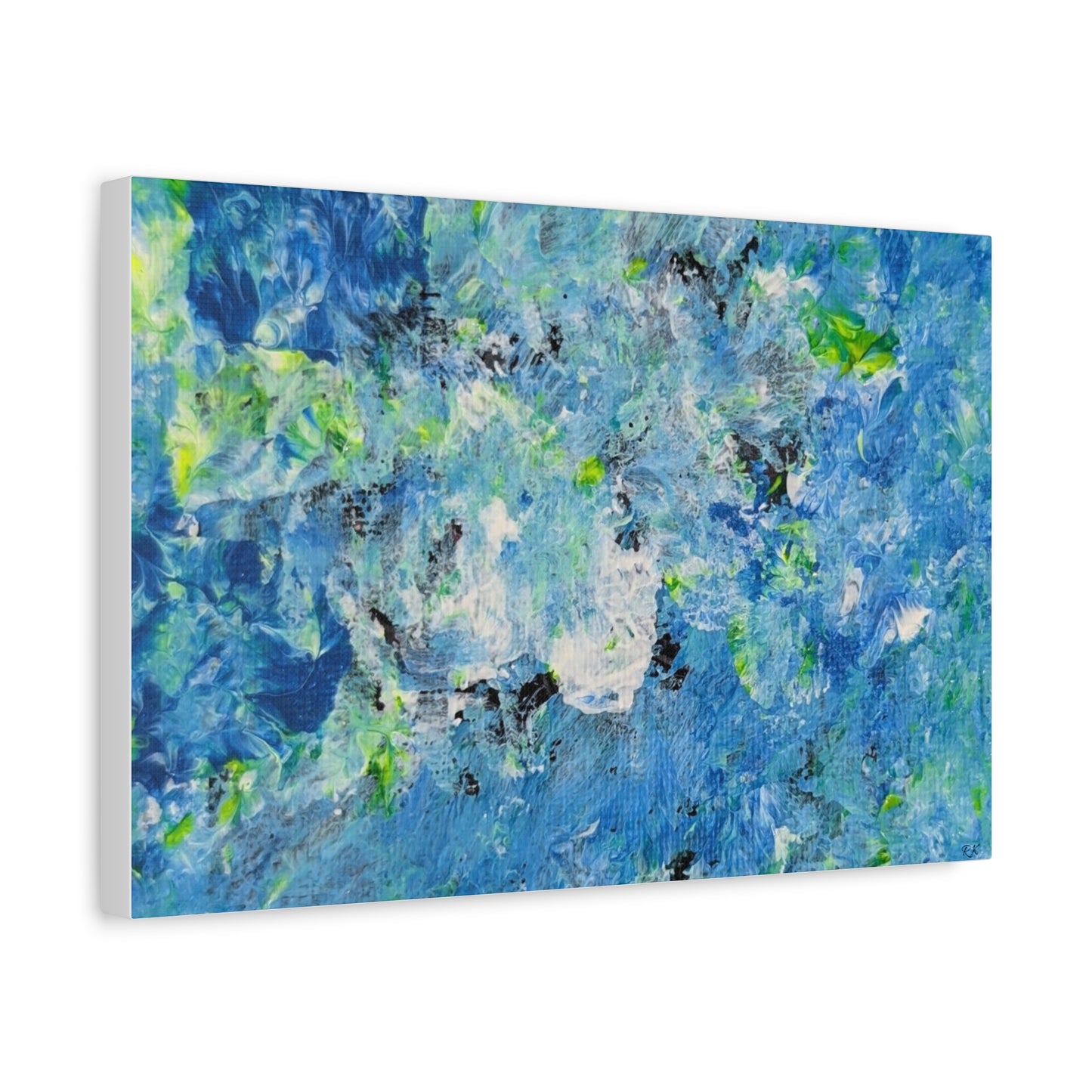 Canvas Gallery Wraps Field of Blue by Its A Art Vibe
