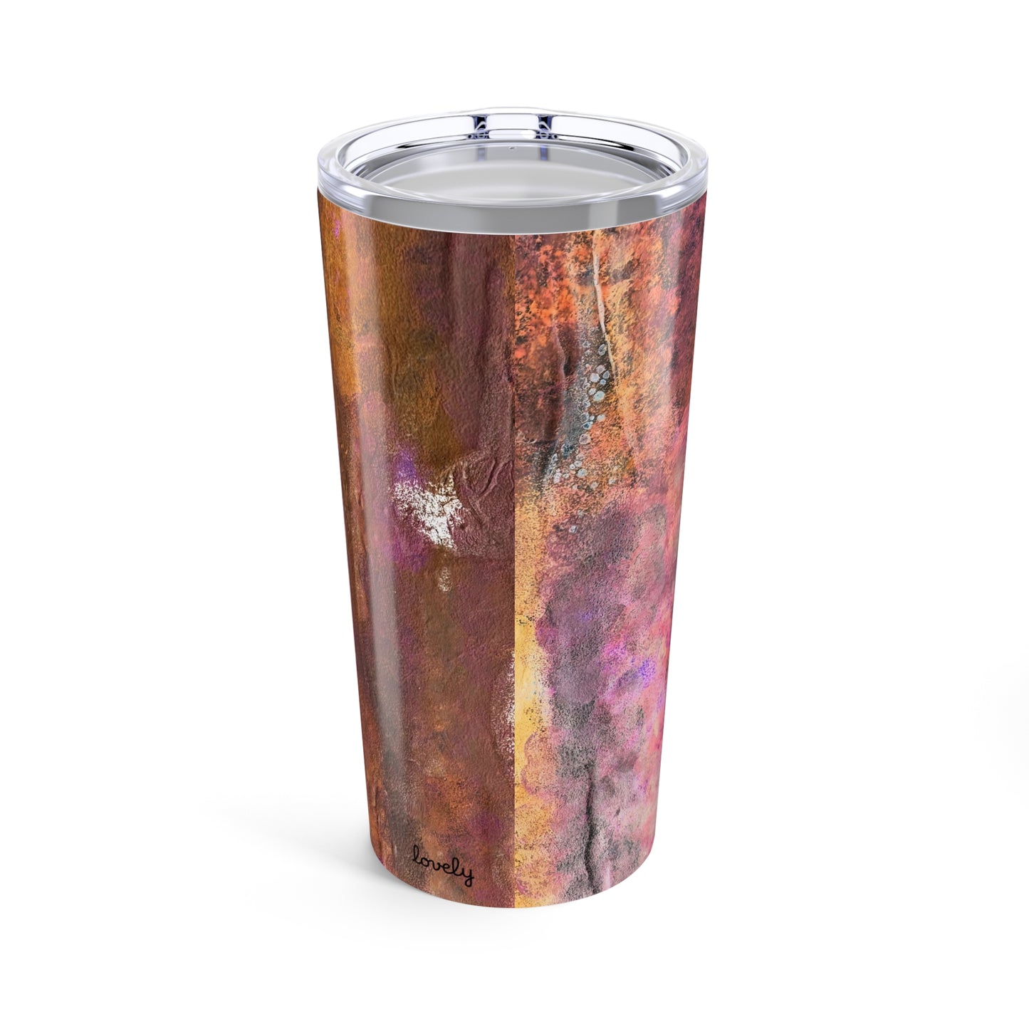 Stainless Steel Tumbler 20oz Double-Wall Insulated - Designed by Its A Art Vibe Rustic