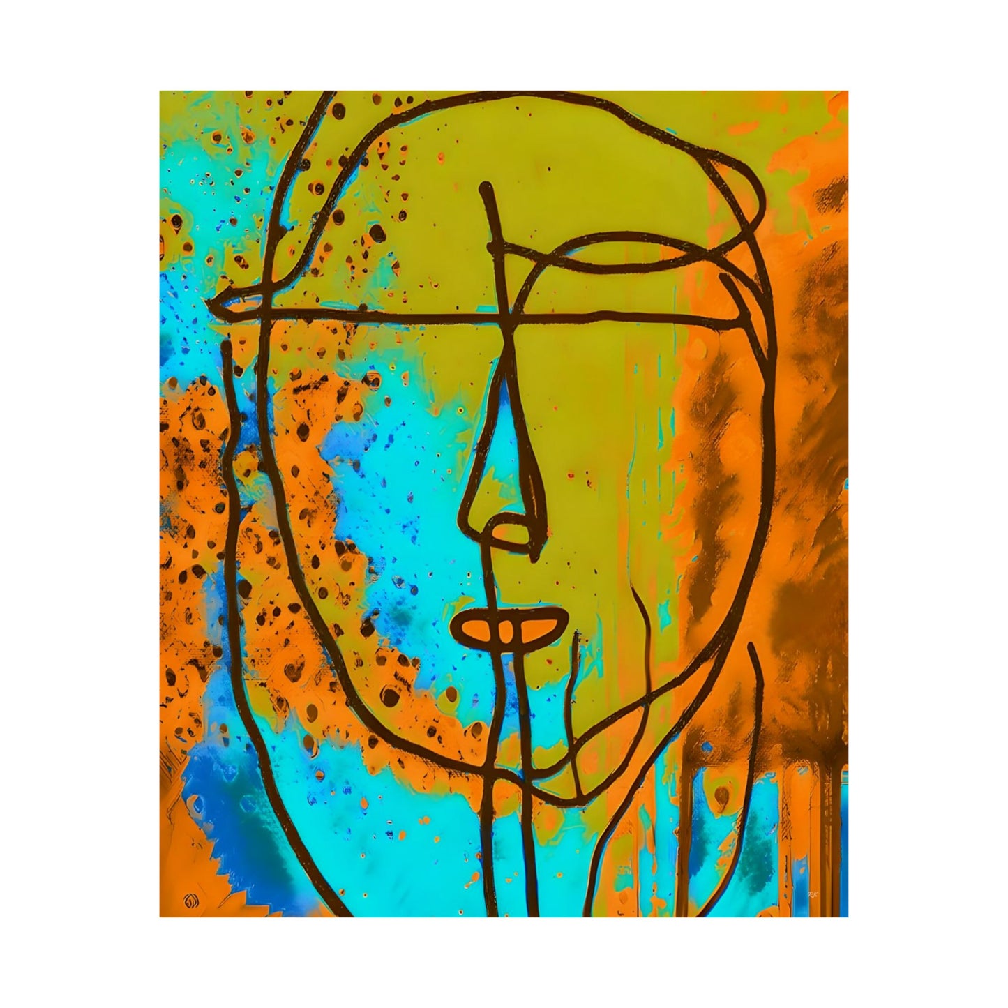 Copy of Vertical Posters (Unframed) Abstract Sketch Up by Its A Art Vibe