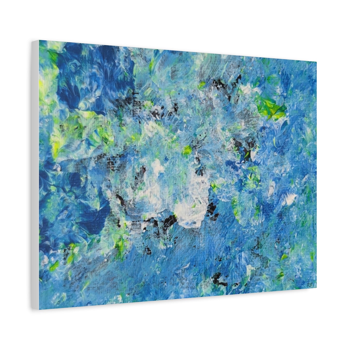 Canvas Gallery Wraps Field of Blue by Its A Art Vibe