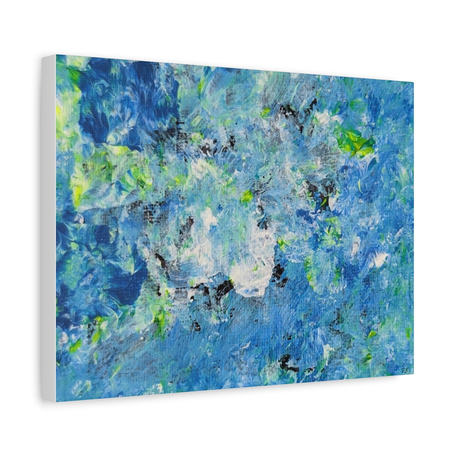 Canvas Gallery Wraps Field of Blue by Its A Art Vibe
