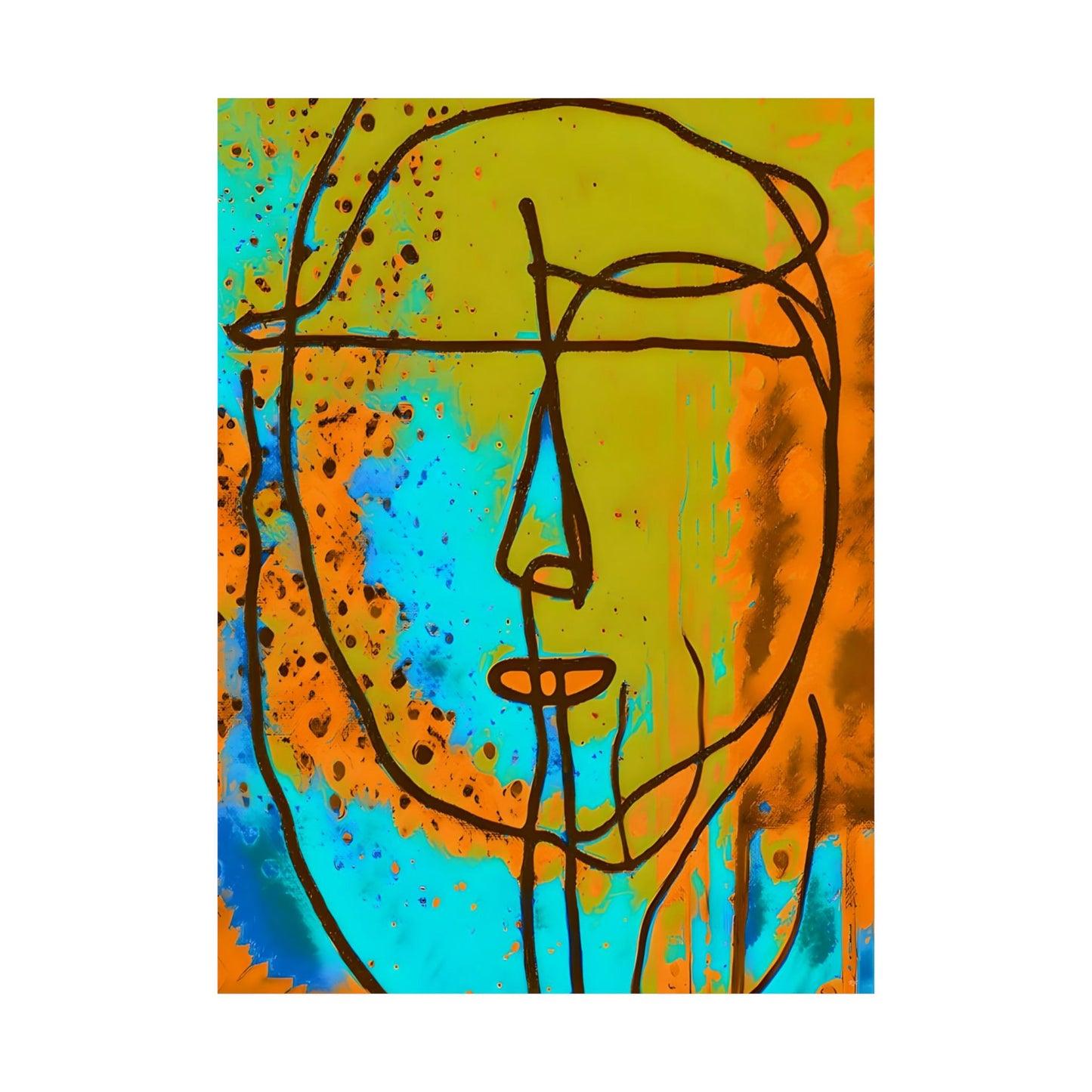 Copy of Vertical Posters (Unframed) Abstract Sketch Up by Its A Art Vibe