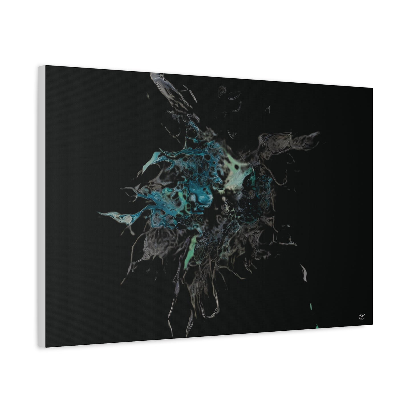 Abstract Canvas Wall Art - Modern Stretched Art Print for Home Decor