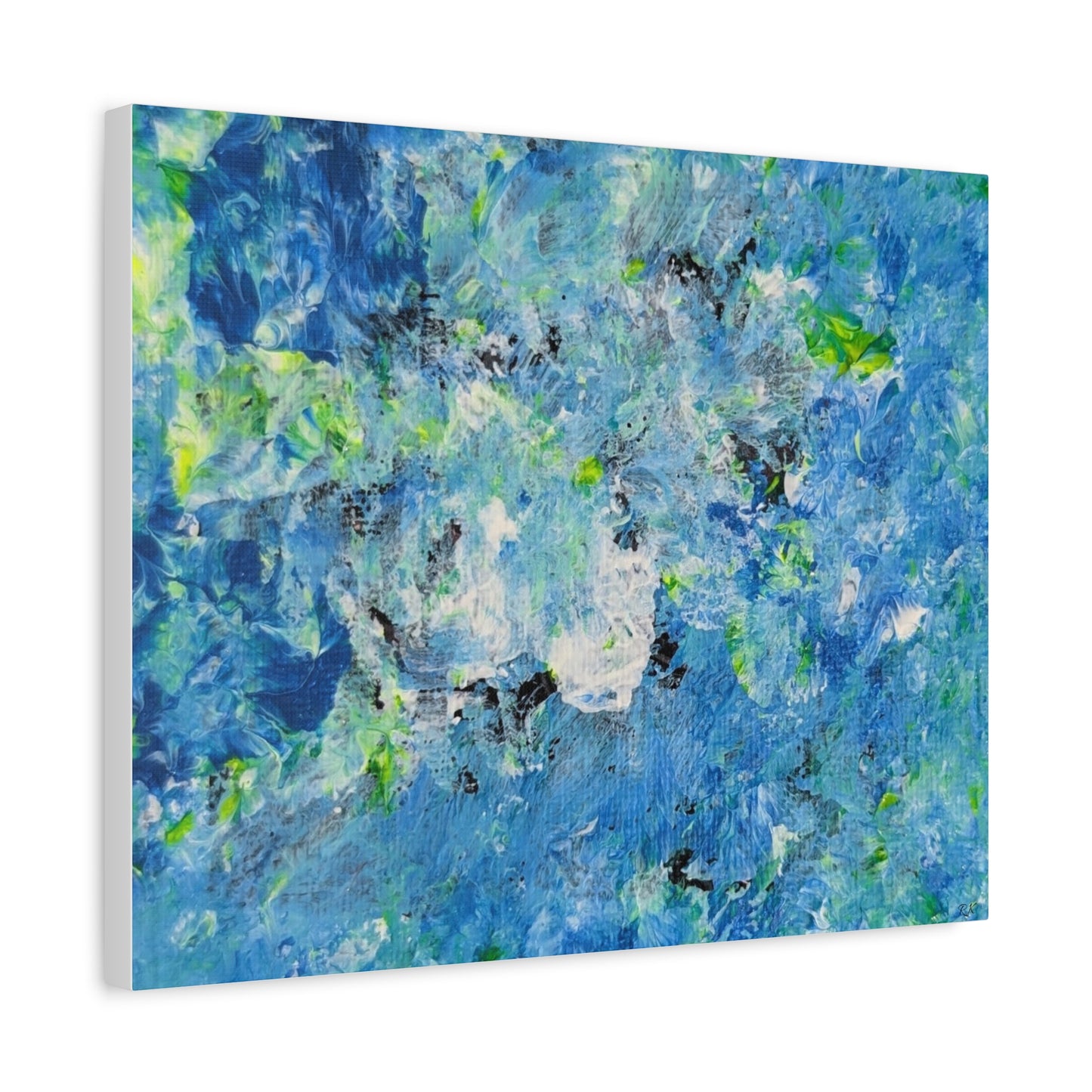 Canvas Gallery Wraps Field of Blue by Its A Art Vibe