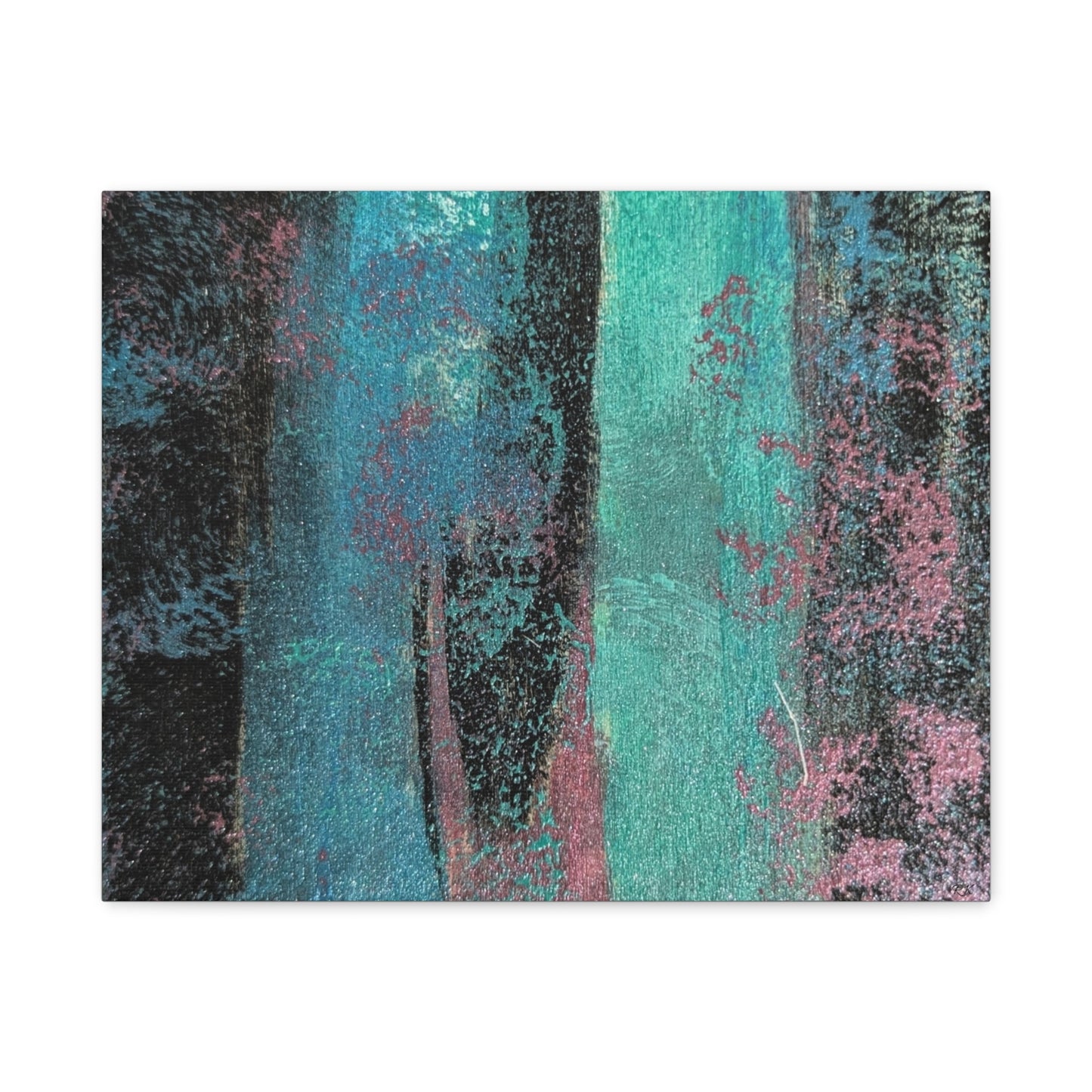 Canvas Gallery Wraps Rustic Blue Breeze by Its A Art Vibe 1 of 2