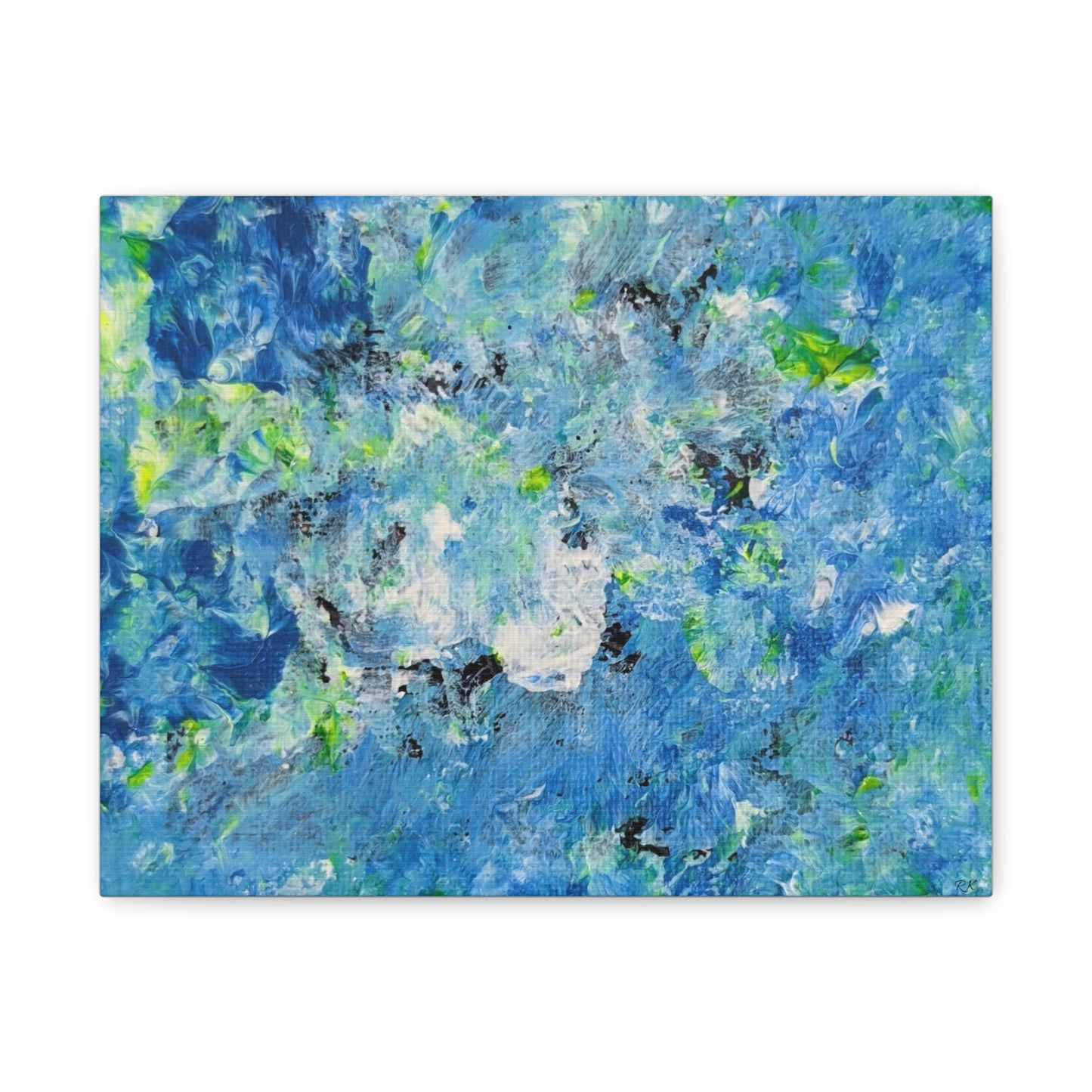 Canvas Gallery Wraps Field of Blue by Its A Art Vibe