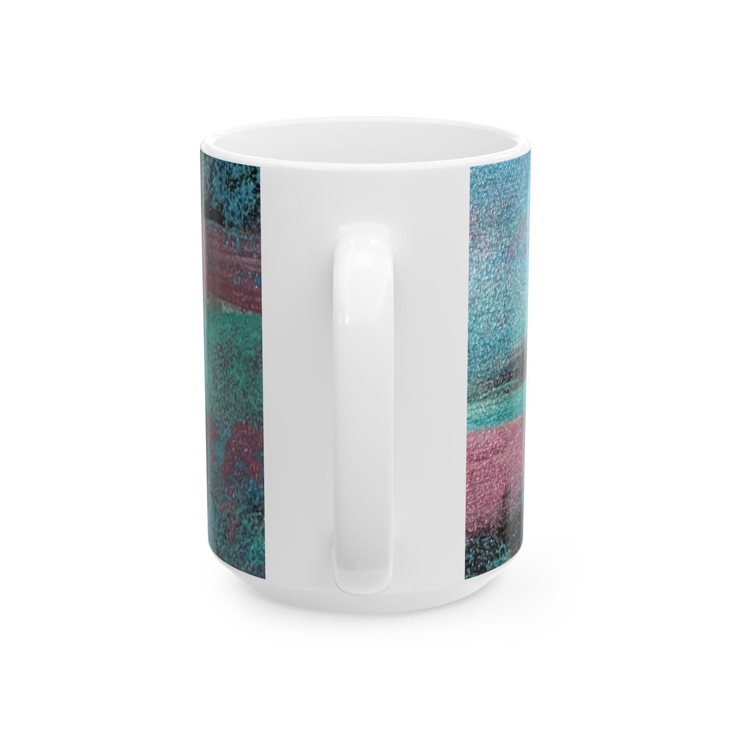 Ceramic Mug - Lovely Cup of Coffee Printed Cup Design by Its A Art Vibe (BLUE)