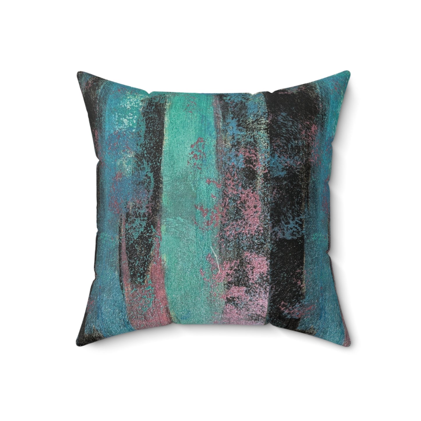 Faux Suede Pillow Designed by Its A Art Vibe #1