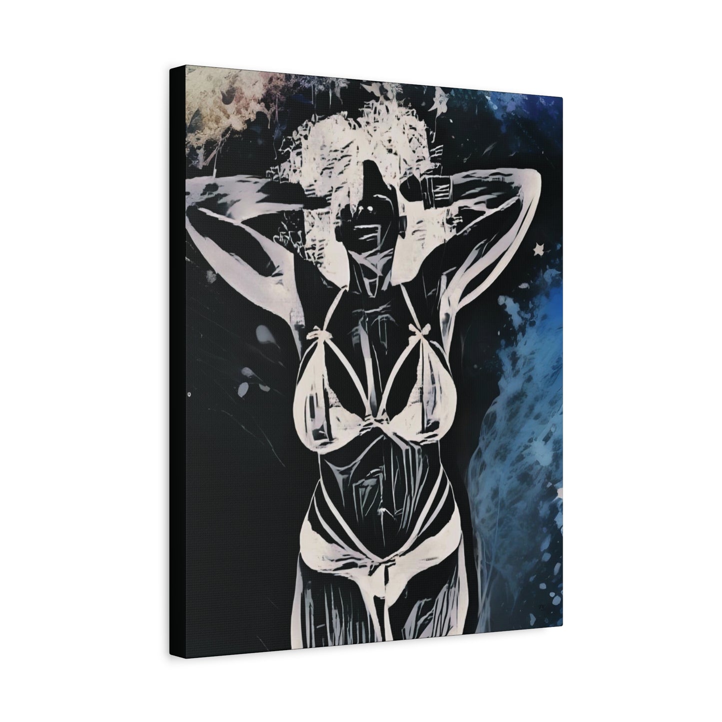 Matte Canvas, Stretched, 1.25" You Only See It At Night by Its A Art Vibe