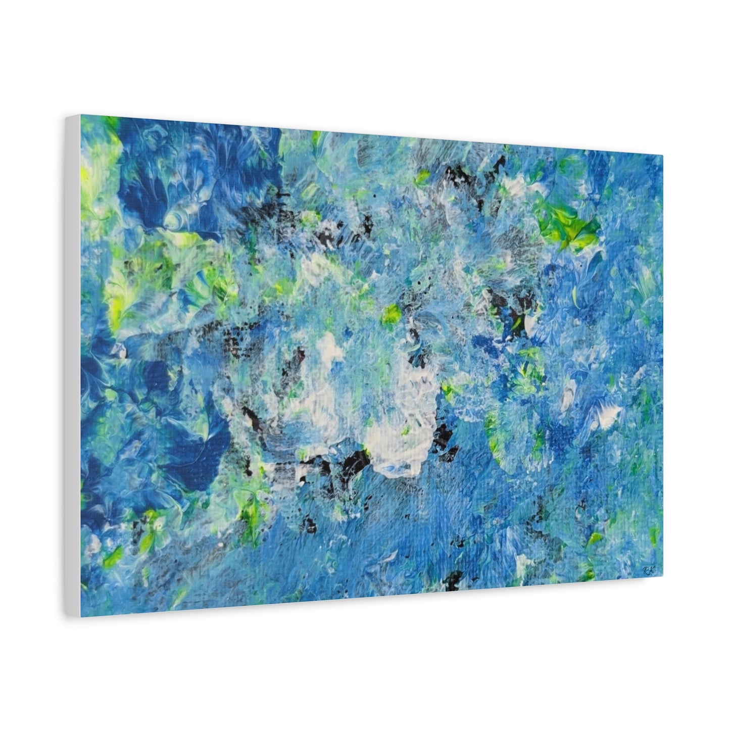 Canvas Gallery Wraps Field of Blue by Its A Art Vibe