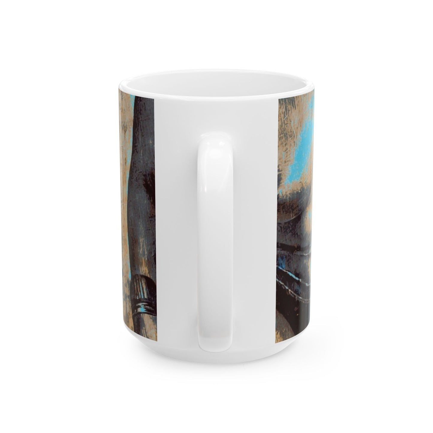Ceramic Mug - Full Body Cup of Coffee Printed Cup Design by Its A Art Vibe