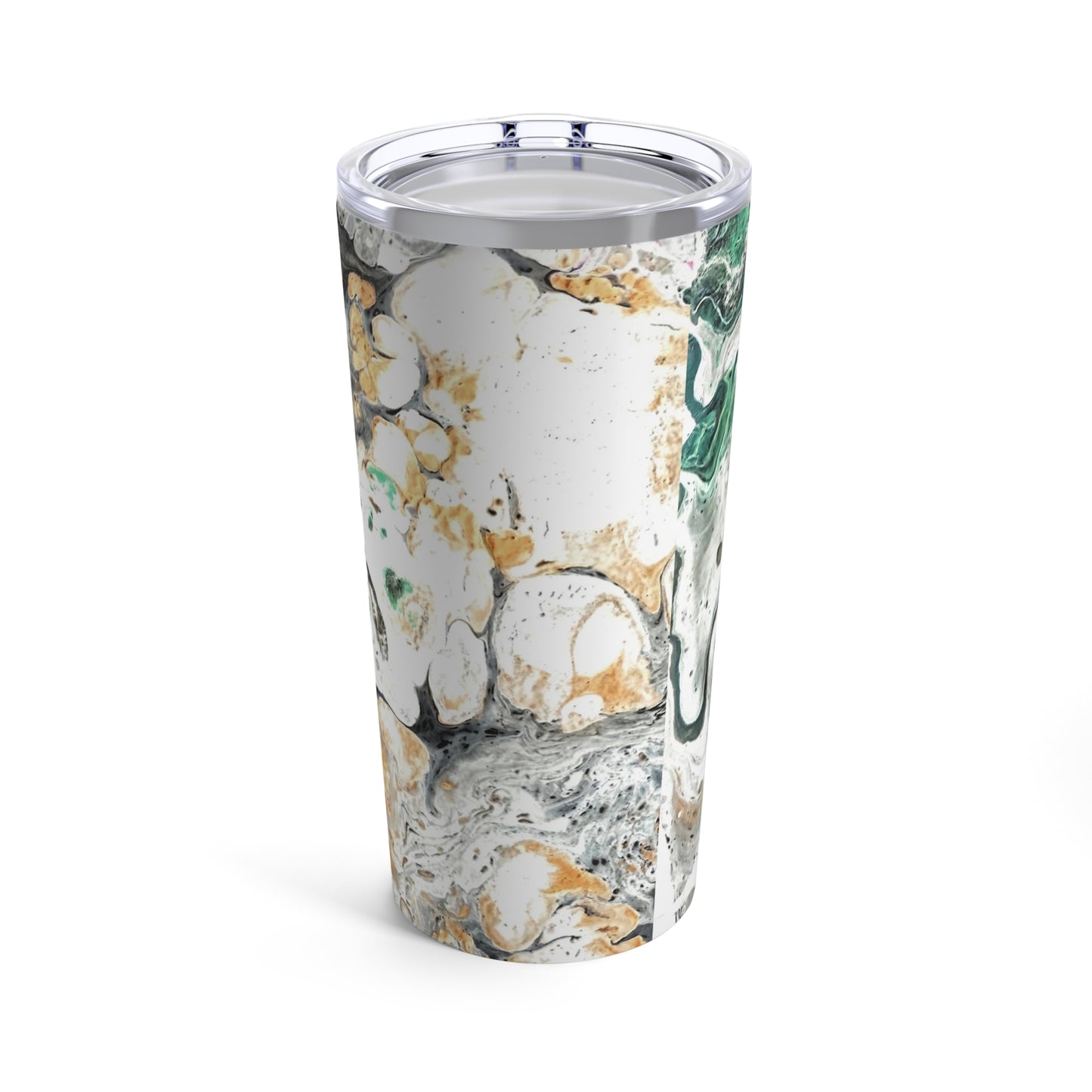 Stainless Steel Tumbler 20oz Double-Wall Insulated - Designed by Its A Art Vibe Creamy