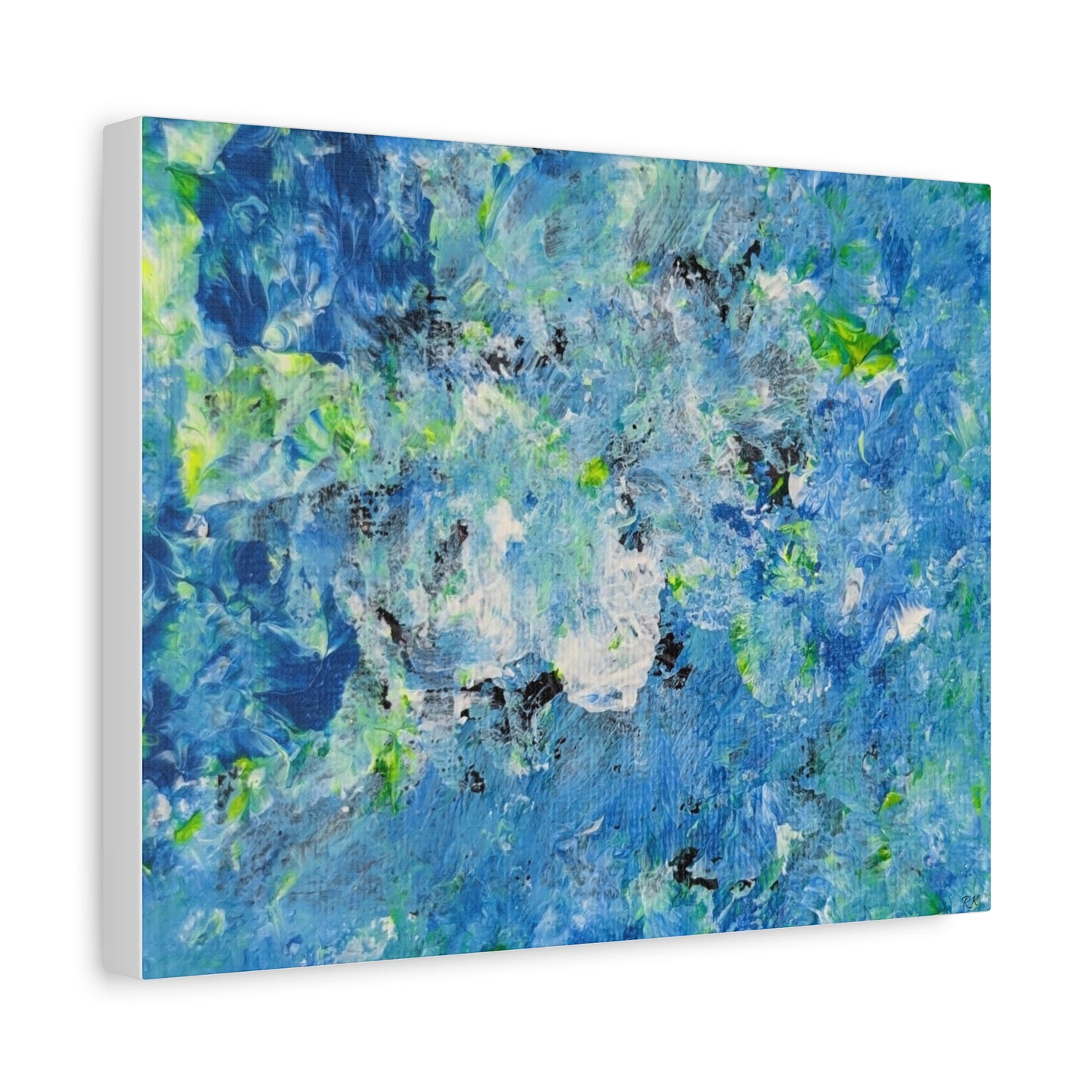 Canvas Gallery Wraps Field of Blue by Its A Art Vibe