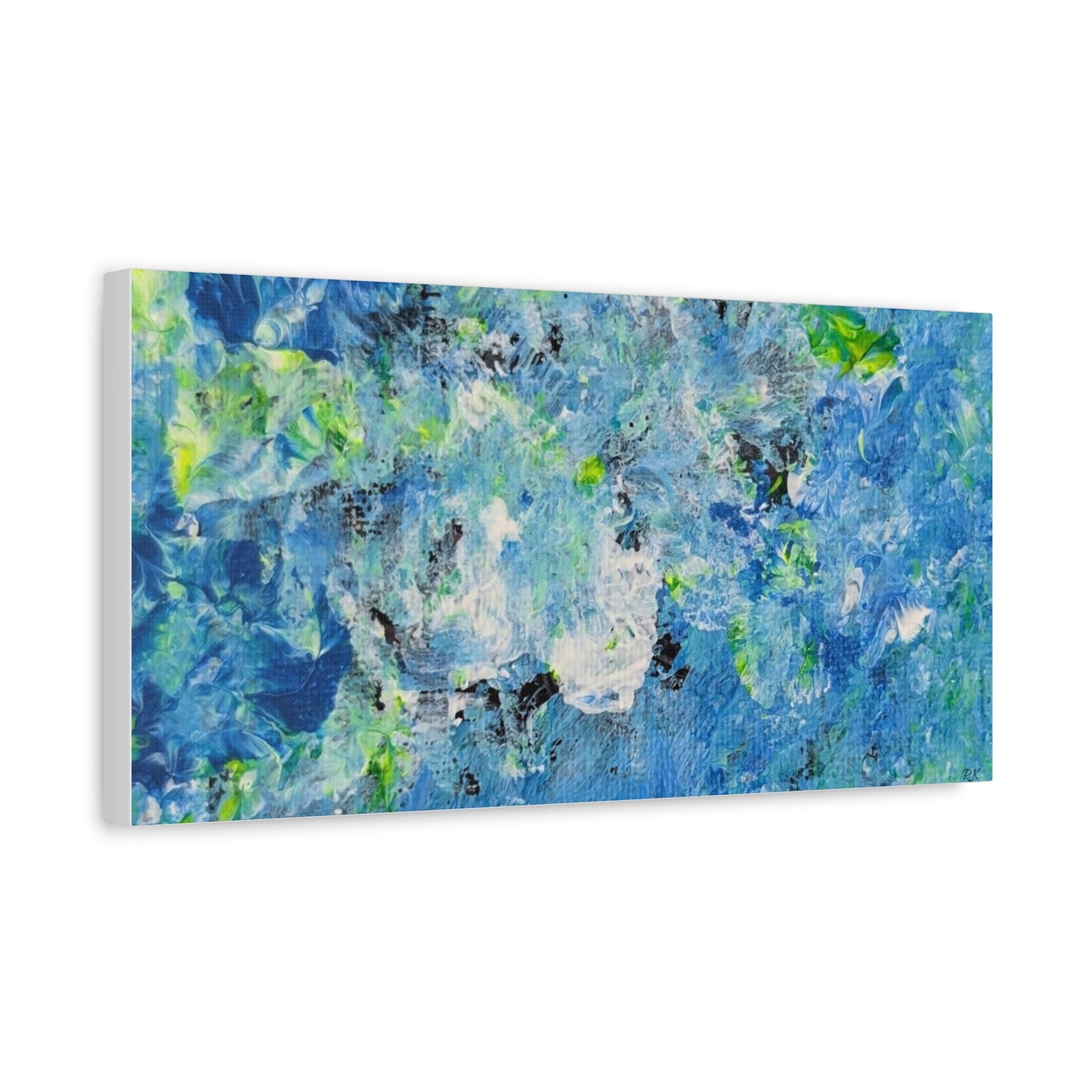 Canvas Gallery Wraps Field of Blue by Its A Art Vibe