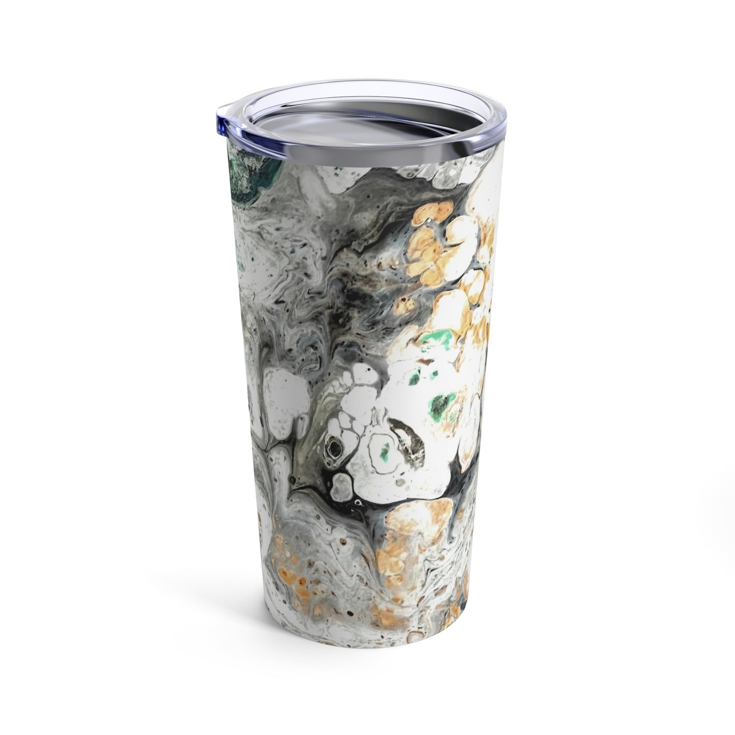 Stainless Steel Tumbler 20oz Double-Wall Insulated - Designed by Its A Art Vibe Creamy
