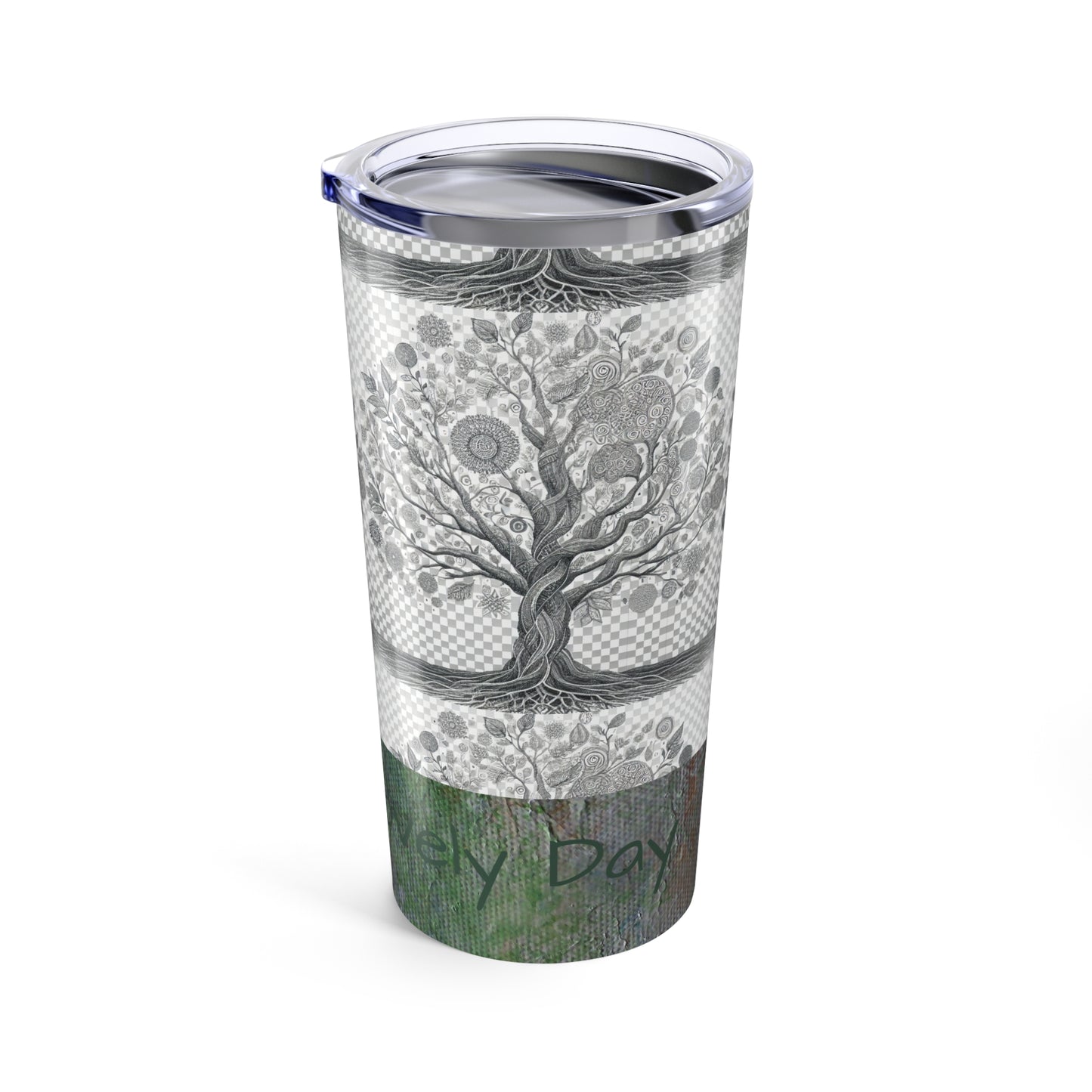 Stainless Steel Tumbler 20oz Double-Wall Insulated - Designed by Its A Art Vibe Another Lovely Day
