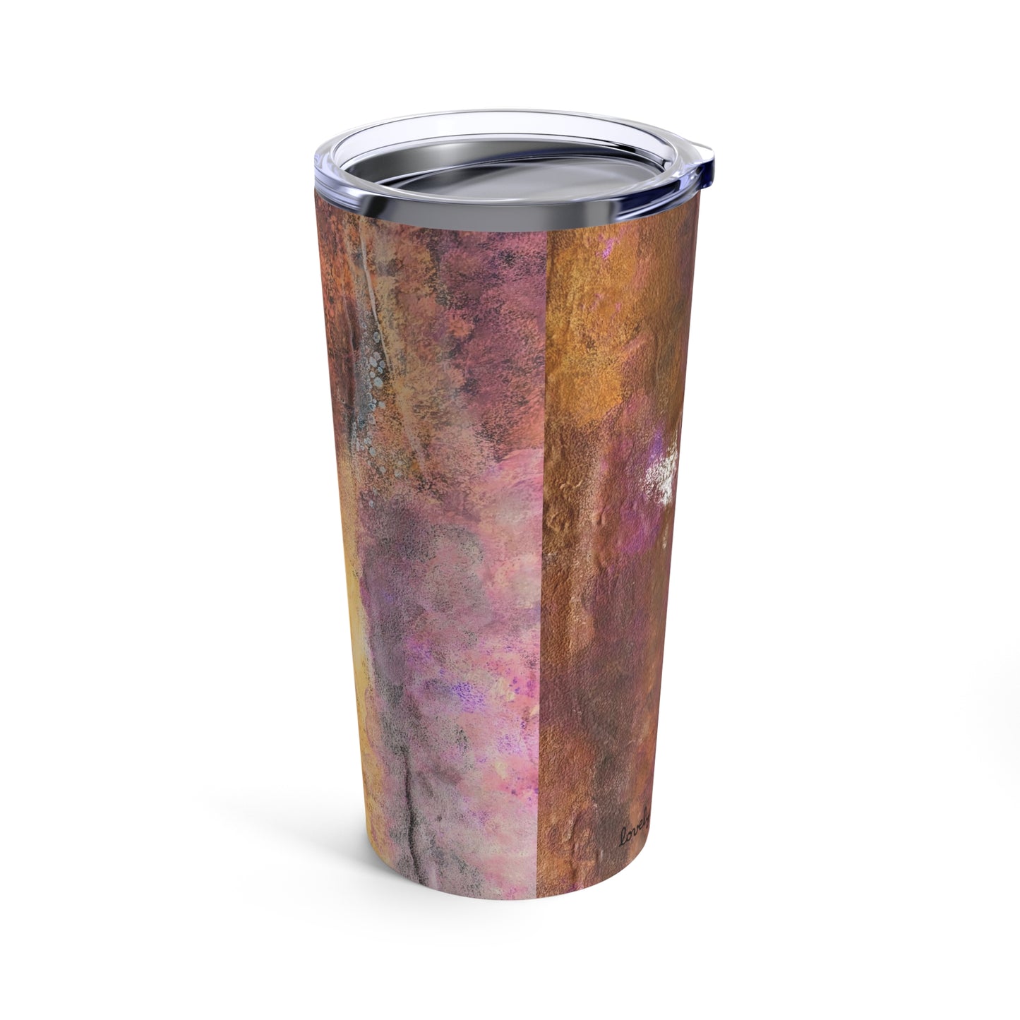 Stainless Steel Tumbler 20oz Double-Wall Insulated - Designed by Its A Art Vibe Rustic