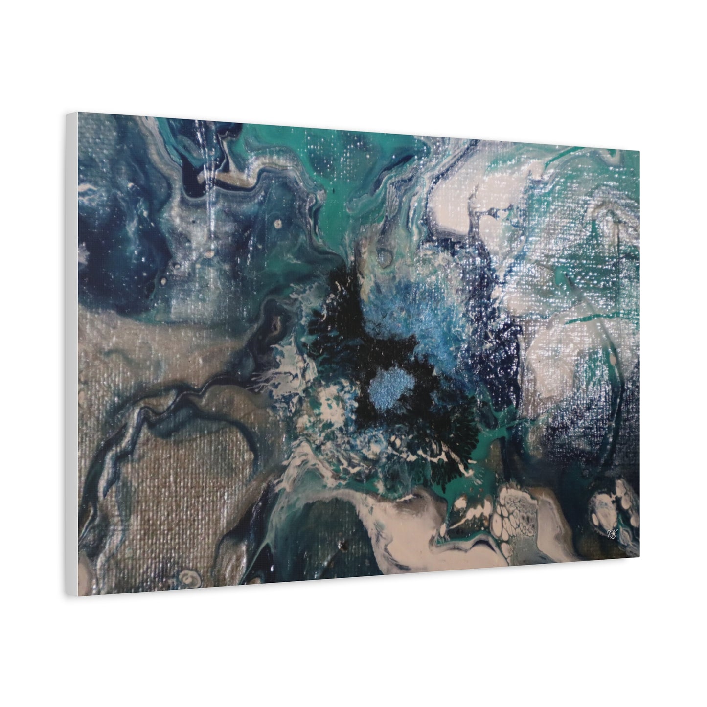 Vibrant Floral Abstract Canvas Wall Art