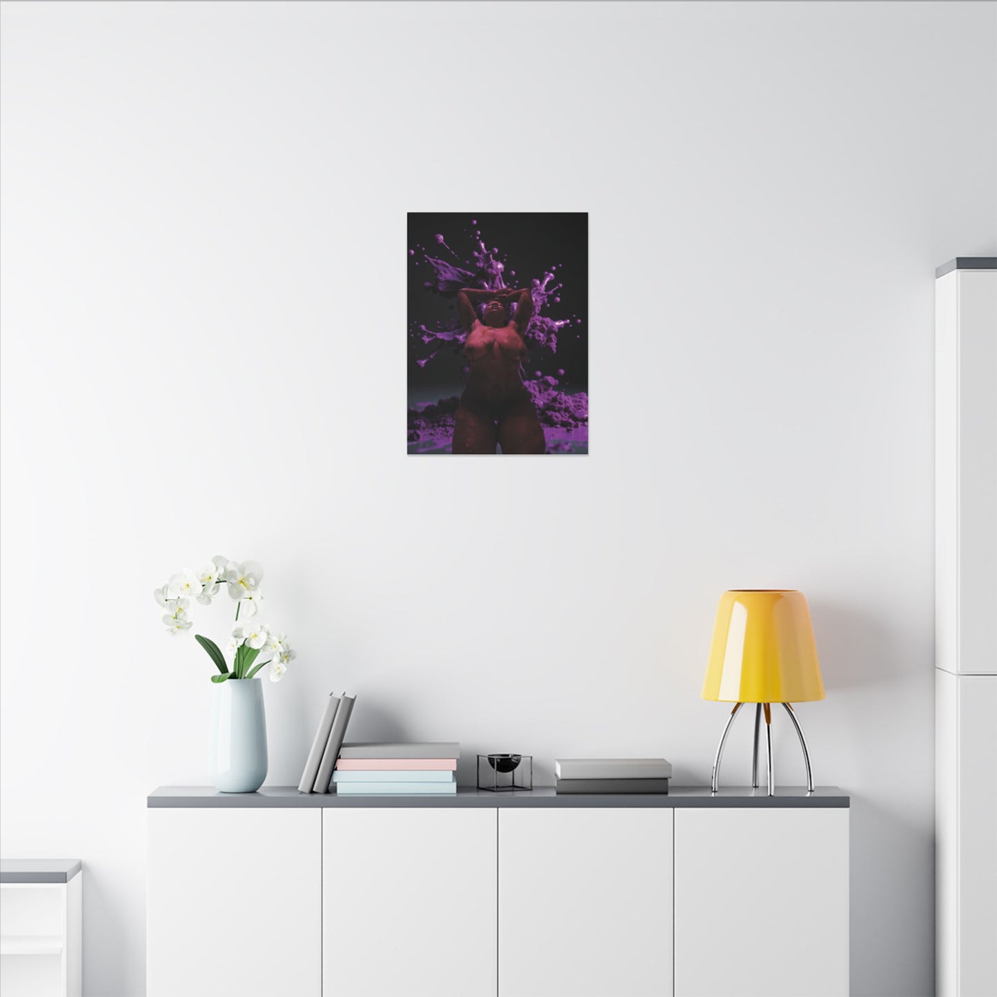 Canvas Wall Art - For She is Up Even When She is Down