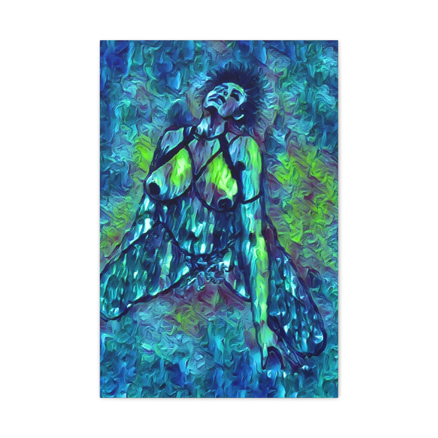 Canvas Print, Sensually Posed Abstract Artwork Stretched Canvas 1.25"