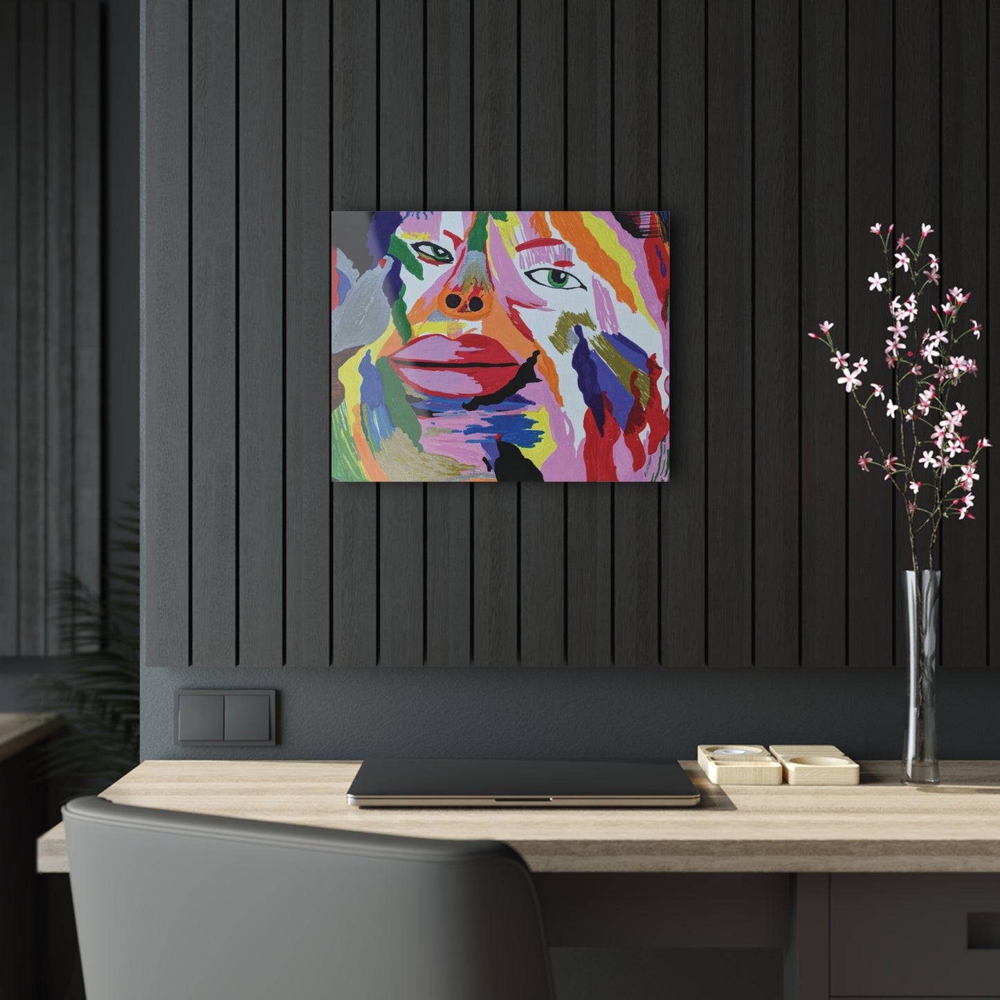 Acrylic Prints Abstract Portrait by Its A Art Vibe