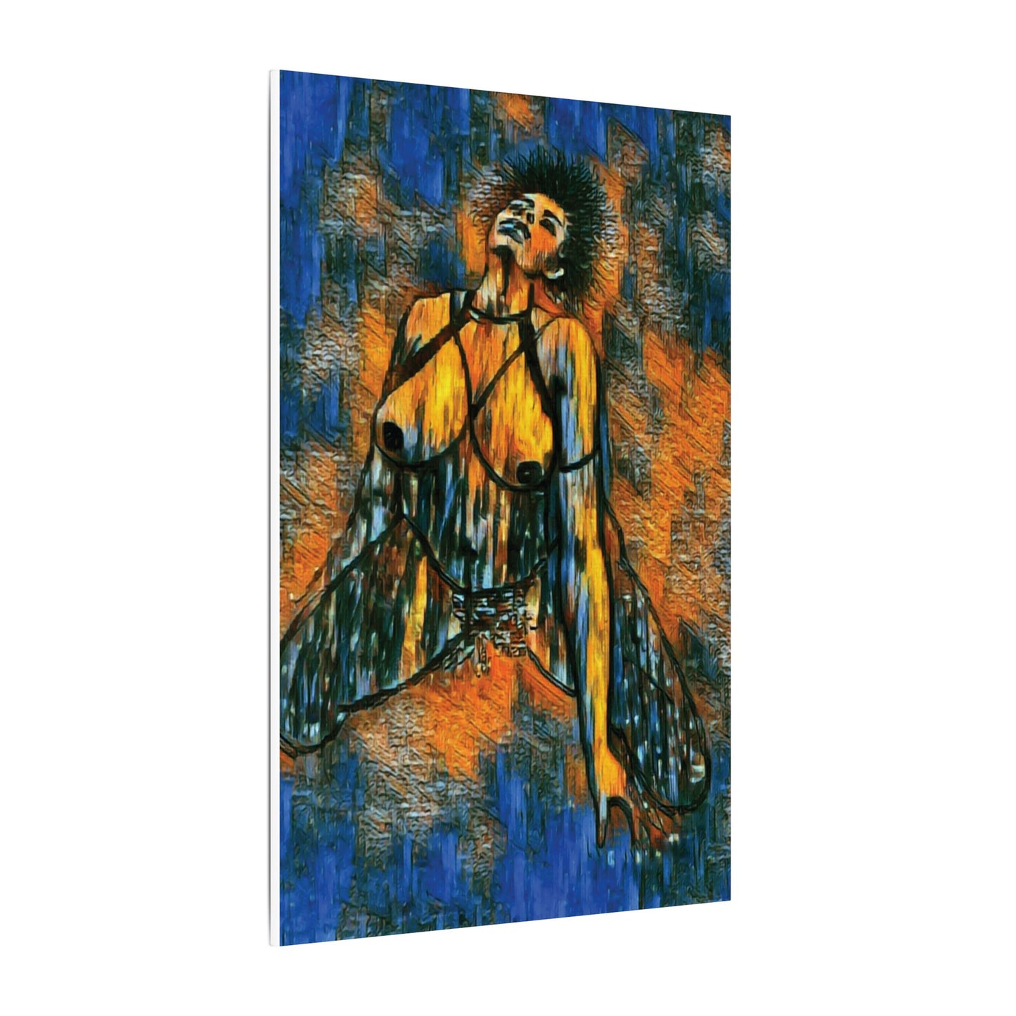 Matte Canvas, Stretched, 0.75" (Multi-Size) Sensual woman 002