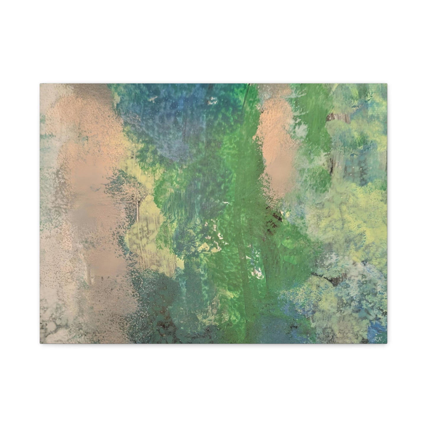 Canvas Gallery Wraps Wall Art Rustic Green by Its A Art Vibe
