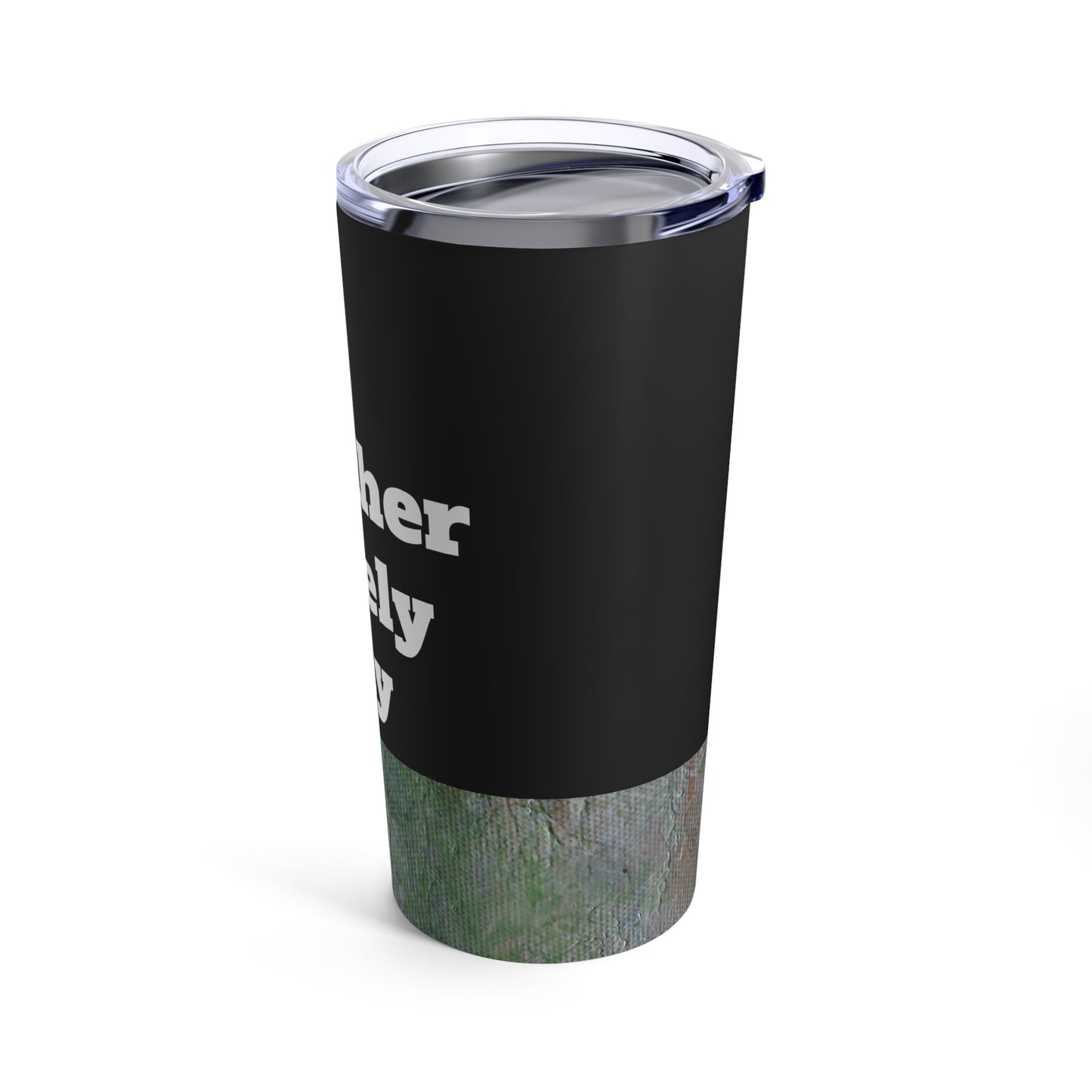 Stainless Steel Tumbler 20oz Double-Wall Insulated - Designed by Its A Art Vibe Black