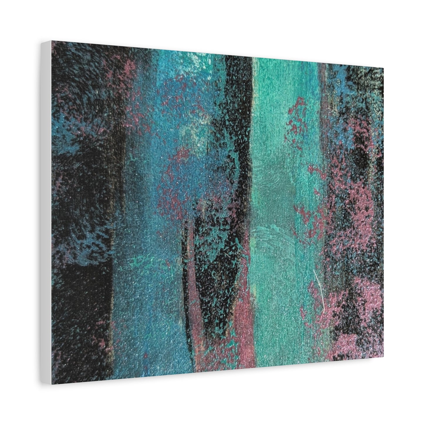 Canvas Gallery Wraps Rustic Blue Breeze by Its A Art Vibe 1 of 2