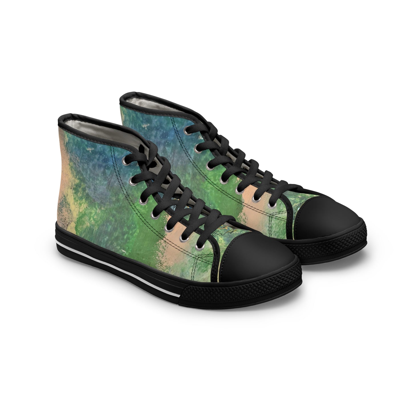 Women's High Top Sneakers Green