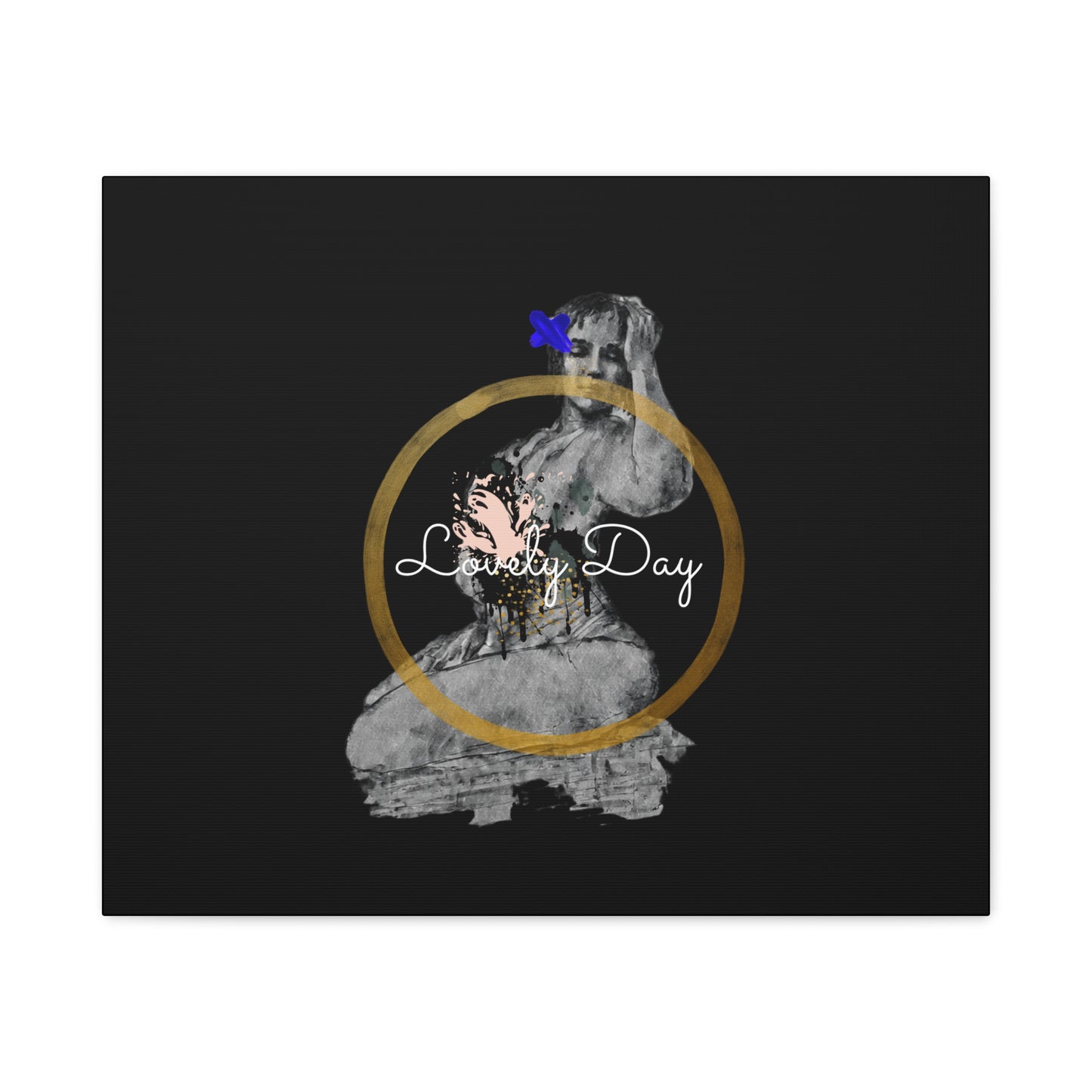 Canvas Wall Art Lovely Day Sensual Posed Woman Stretched Print, 1.25