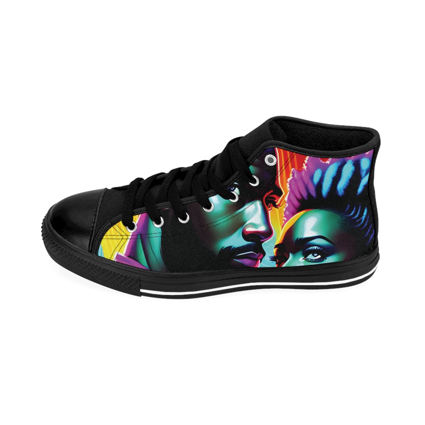 Men's Classic Sneakers Kings and Queens by Its A Art Vibe