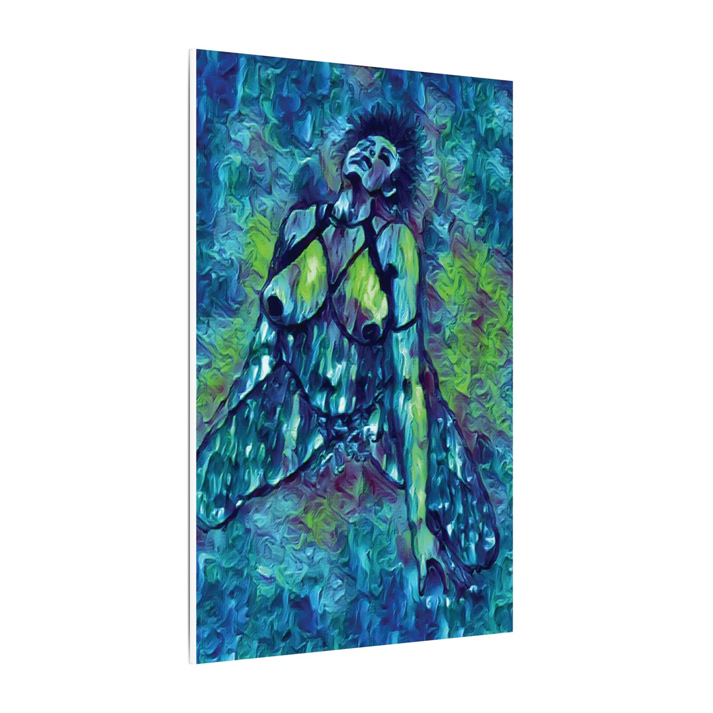 Matte Canvas, Stretched, 0.75" (Multi-Size) Sensual Woman 001