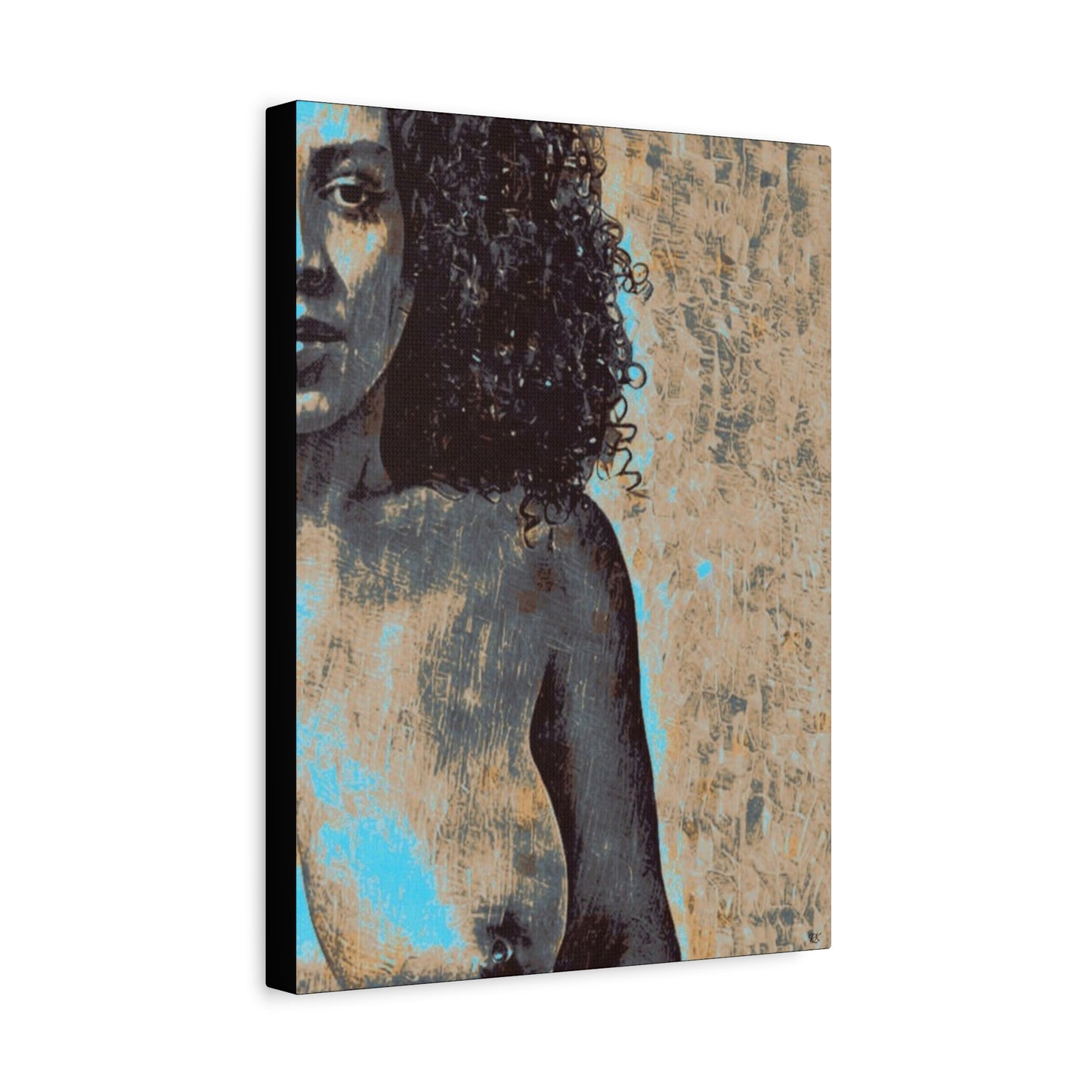 Canvas Print - 'Torn' Sensual Nude Portrait by Its A Art Vibe 1.25'