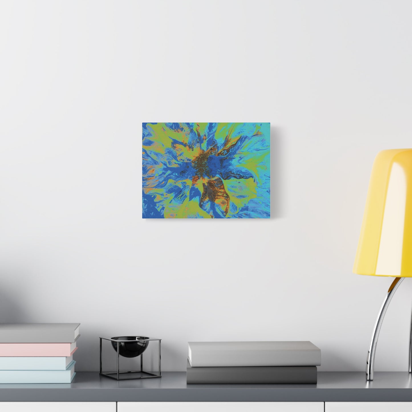 Vibrant Floral Abstract Canvas Wall Art