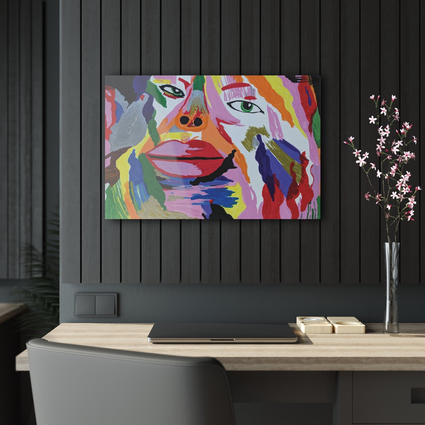 Acrylic Prints Abstract Portrait by Its A Art Vibe