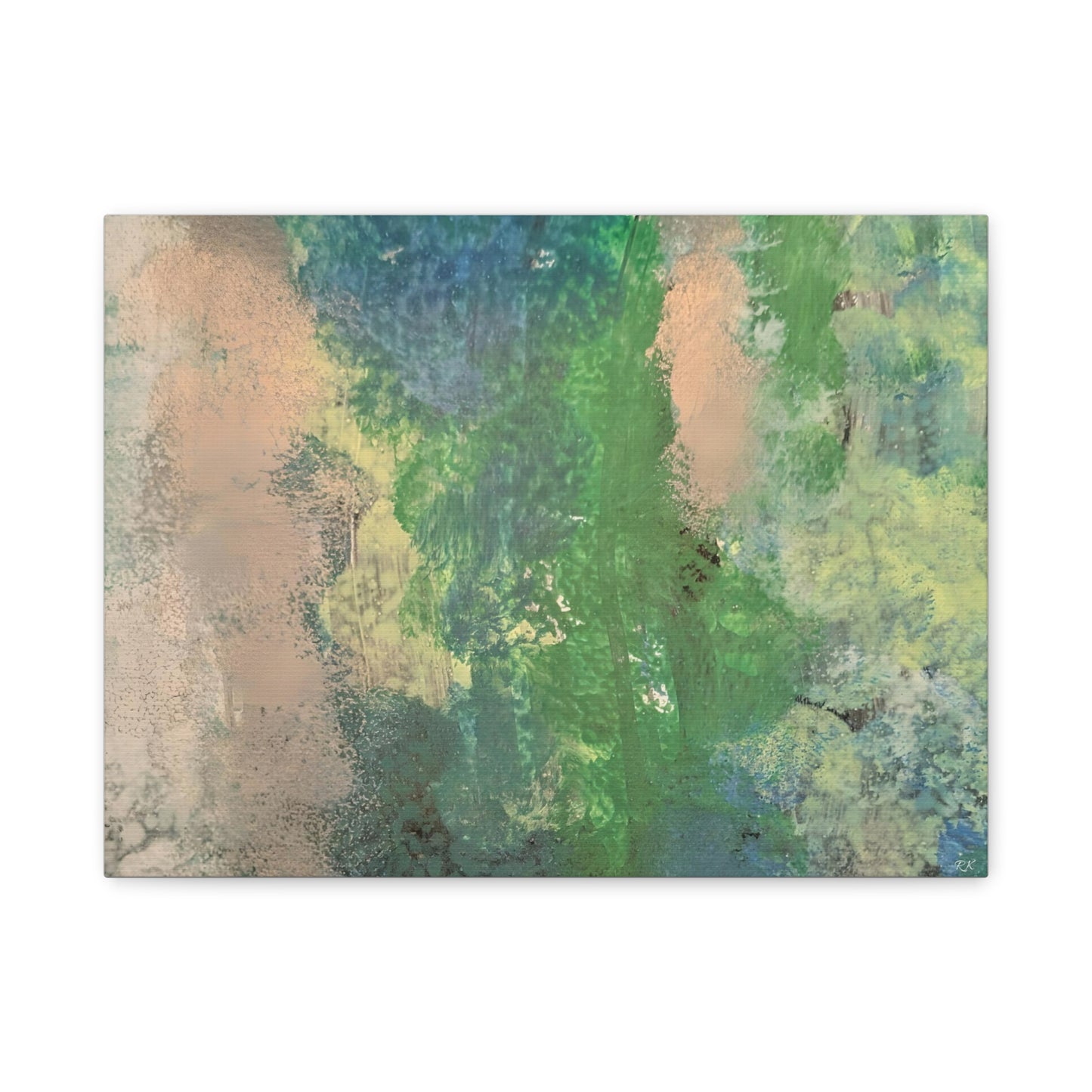 Canvas Gallery Wraps Wall Art Rustic Green by Its A Art Vibe