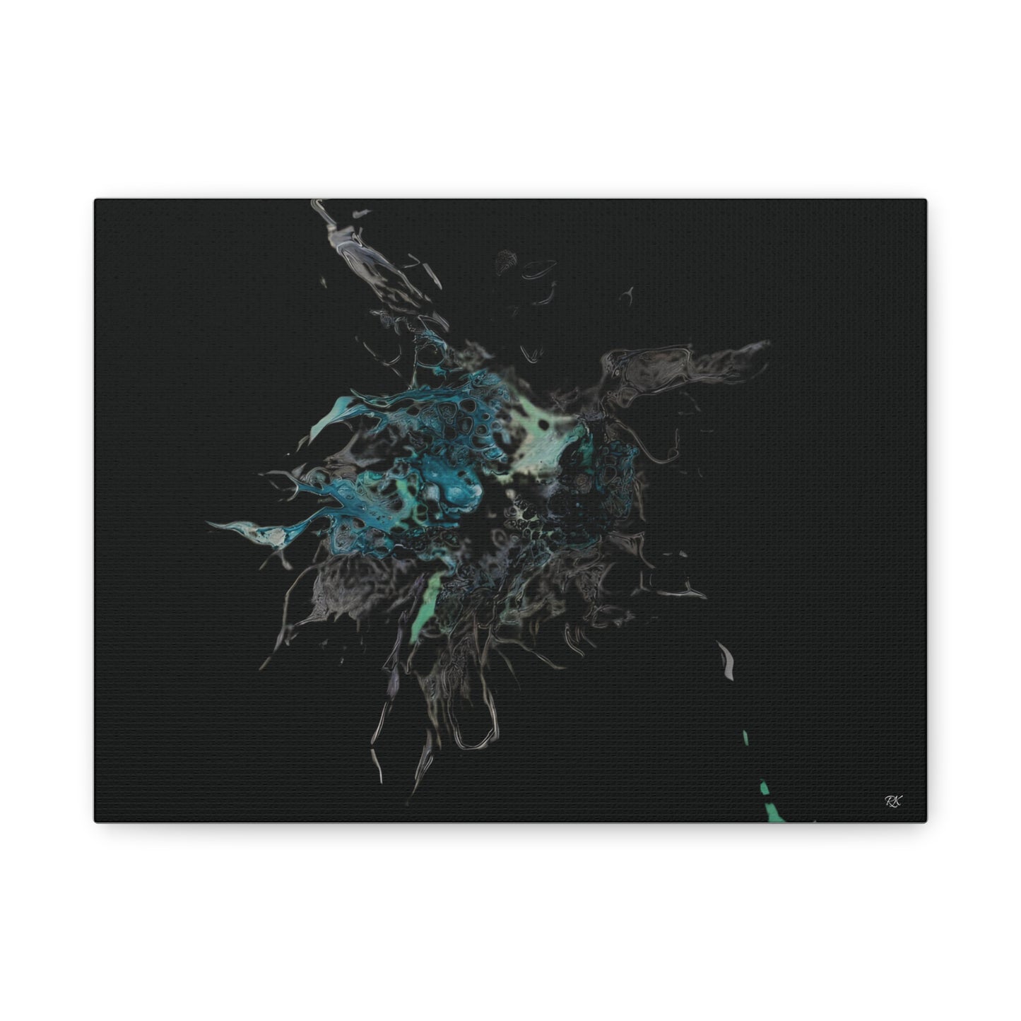 Abstract Canvas Wall Art - Modern Stretched Art Print for Home Decor