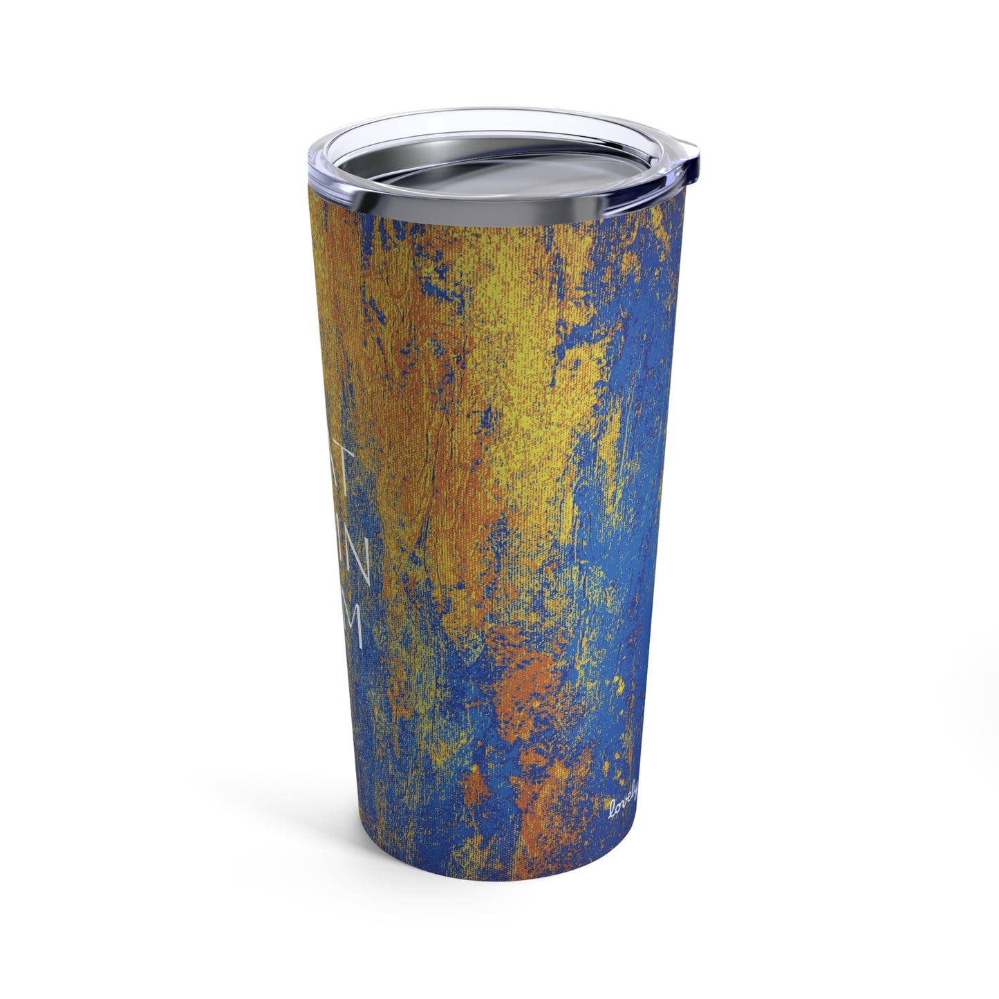 Stainless Steel Tumbler 20oz Double-Wall Insulated - Designed by Its A Art Vibe TD Dom